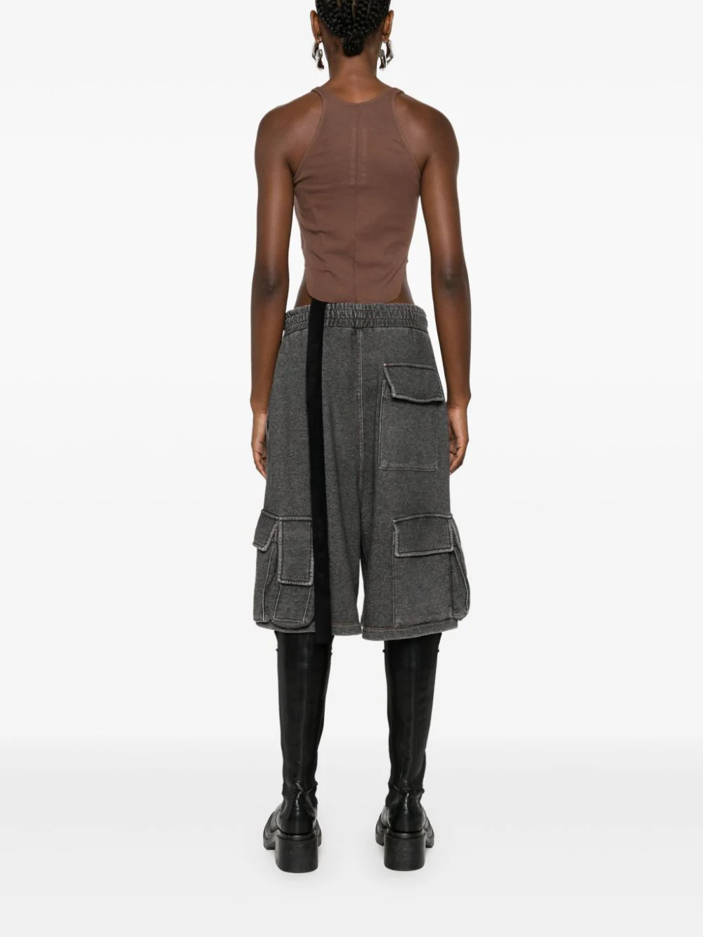 RICK OWENS DRKSHDW Top Brown DS02D2100RN83 (Rick Owens DRKSHDW / タンクトップ・キャミソール ) | Rick Owens DRKSHDW (リック オウエンス ダークシャドウ)(3)