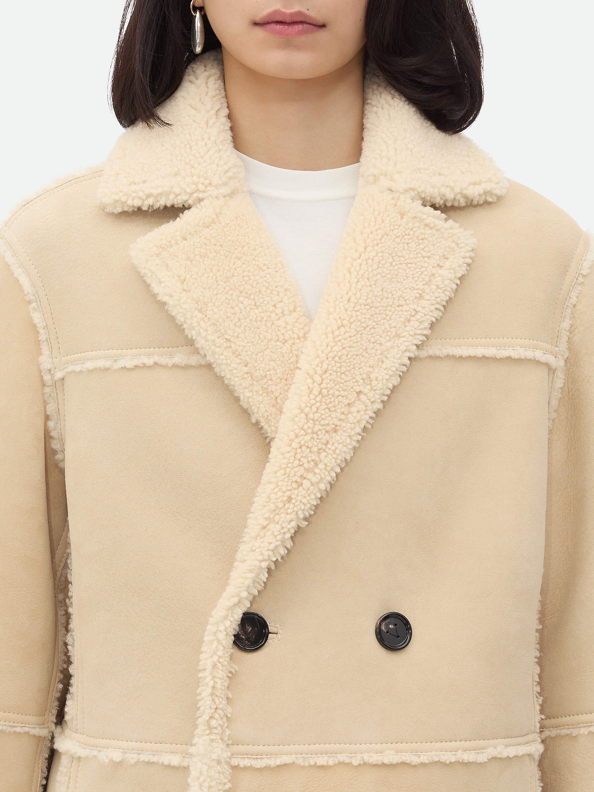 Bottega Veneta Coats Beige 804079V32L09713 (Bottega Veneta / コート・ダウン ) | Bottega Veneta (ボッテガ・ヴェネタ)(3)