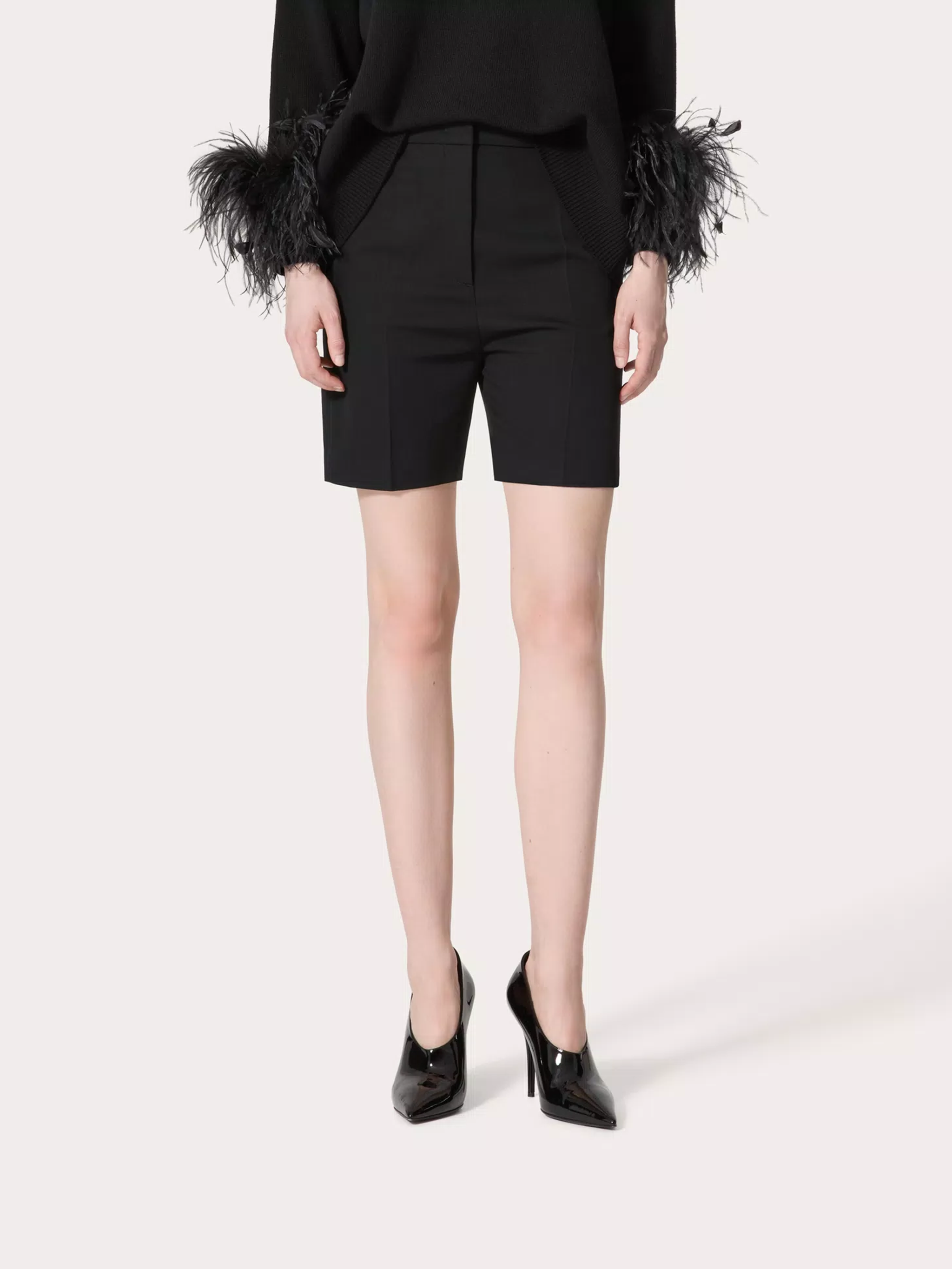 Valentino Garavani Shorts Black 5B0RD0L588J0NO (Valentino Garavani / ショートパンツ ) | Valentino Garavani (ヴァレンティノ)(2)