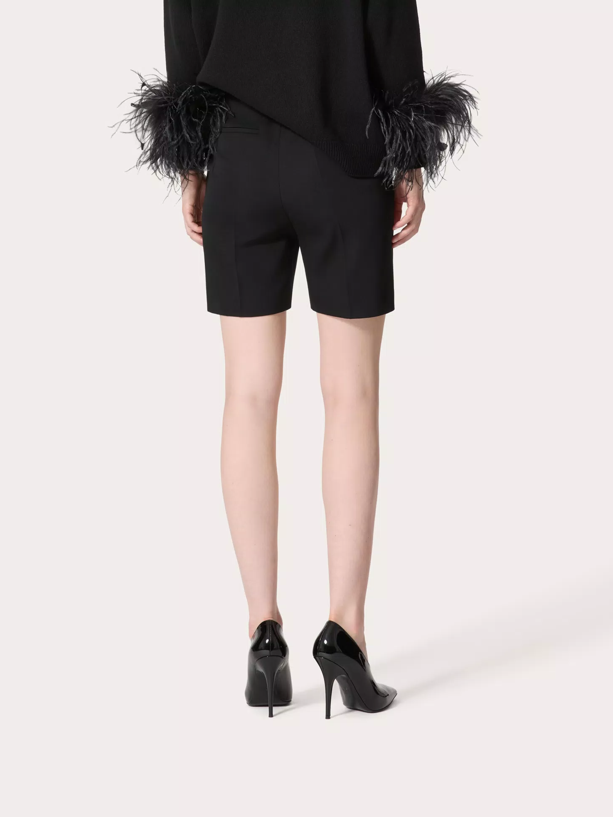Valentino Garavani Shorts Black 5B0RD0L588J0NO (Valentino Garavani / ショートパンツ ) | Valentino Garavani (ヴァレンティノ)(3)