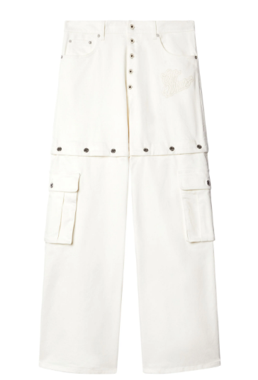 Off-White Jeans White OMYA183S24DEN0010202 (Off-White / ジーンズ ) | Off-White (オフホワイト)(4)