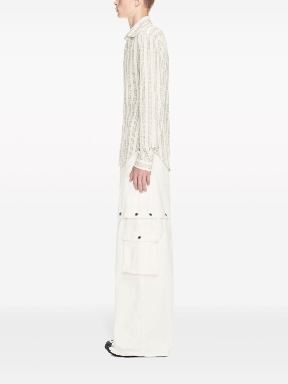 Off-White Jeans White OMYA183S24DEN0010202 (Off-White / ジーンズ ) | Off-White (オフホワイト)(6)