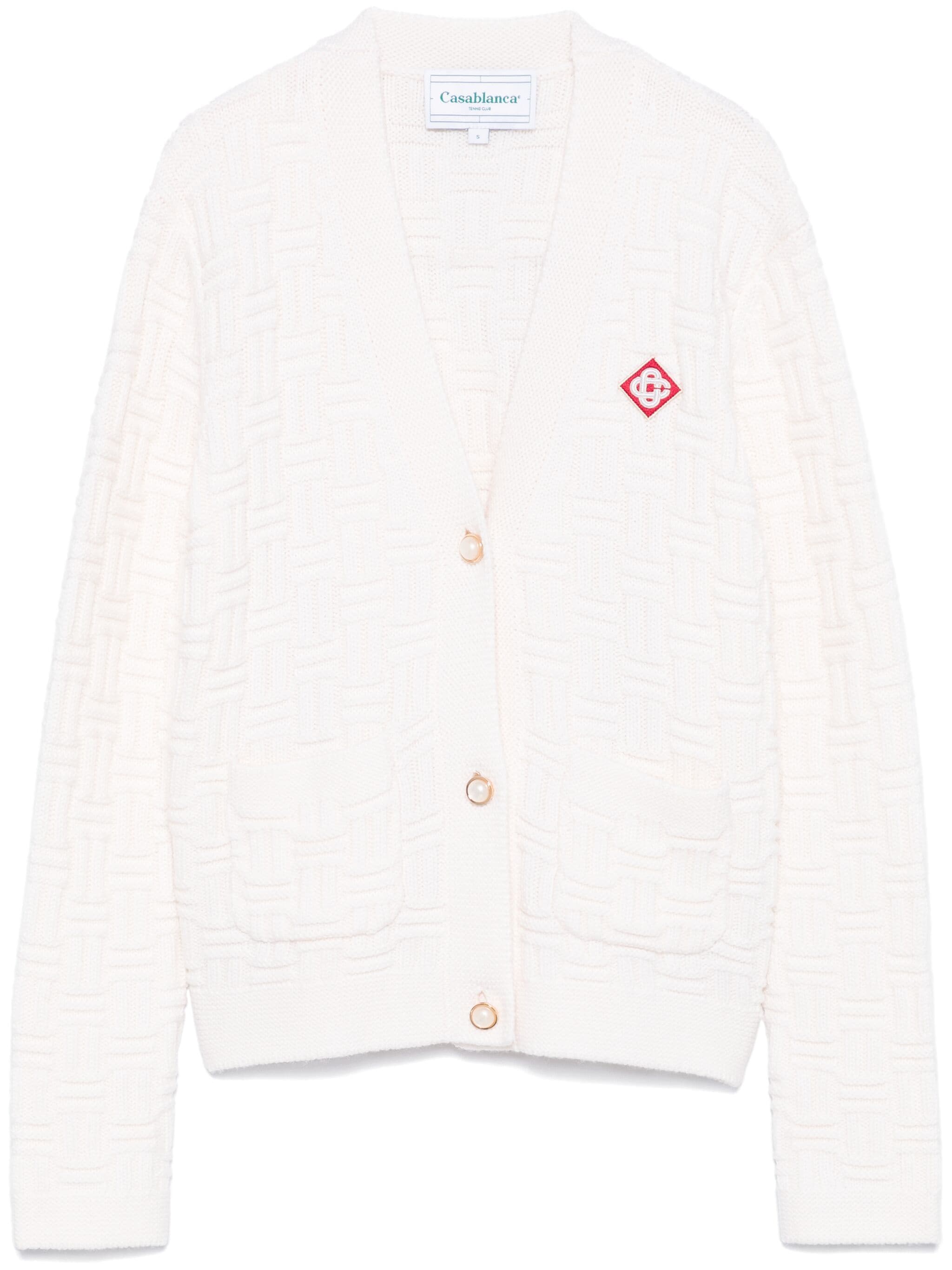 Casablanca Sweaters White WF24KW71601 (Casablanca / ニット・セーター・カーディガン ) | Casablanca (カサブランカ)