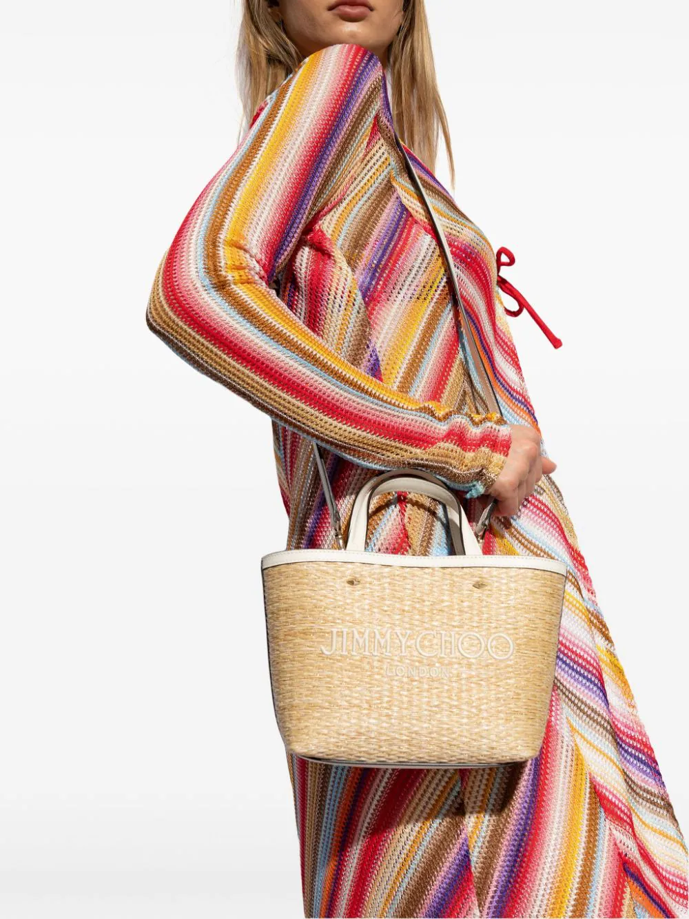 Jimmy Choo Bags.. Beige MINIMARLIVJFNATURAL (JIMMY CHOO / トートバッグ ) | JIMMY CHOO (ジミー チュウ)(1)