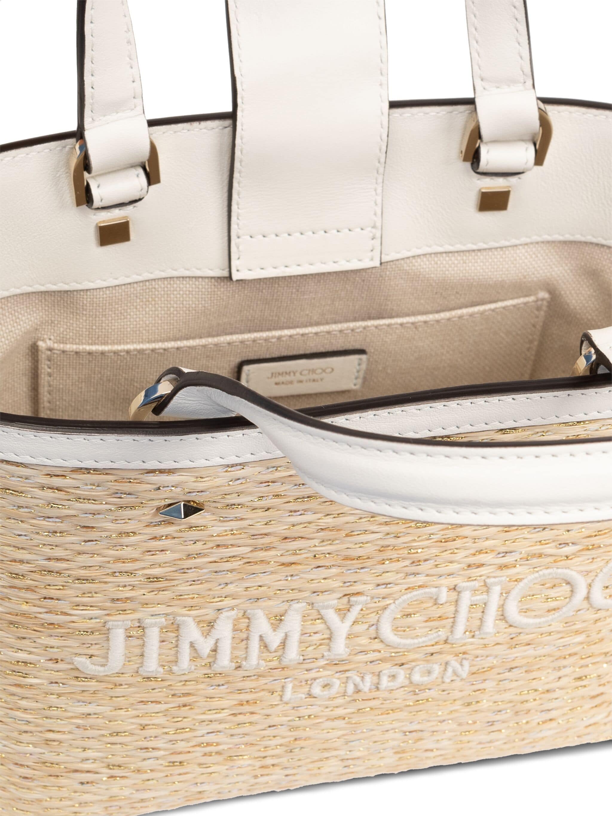 Jimmy Choo Bags.. Beige MINIMARLIVJFNATURAL (JIMMY CHOO / トートバッグ ) | JIMMY CHOO (ジミー チュウ)(4)