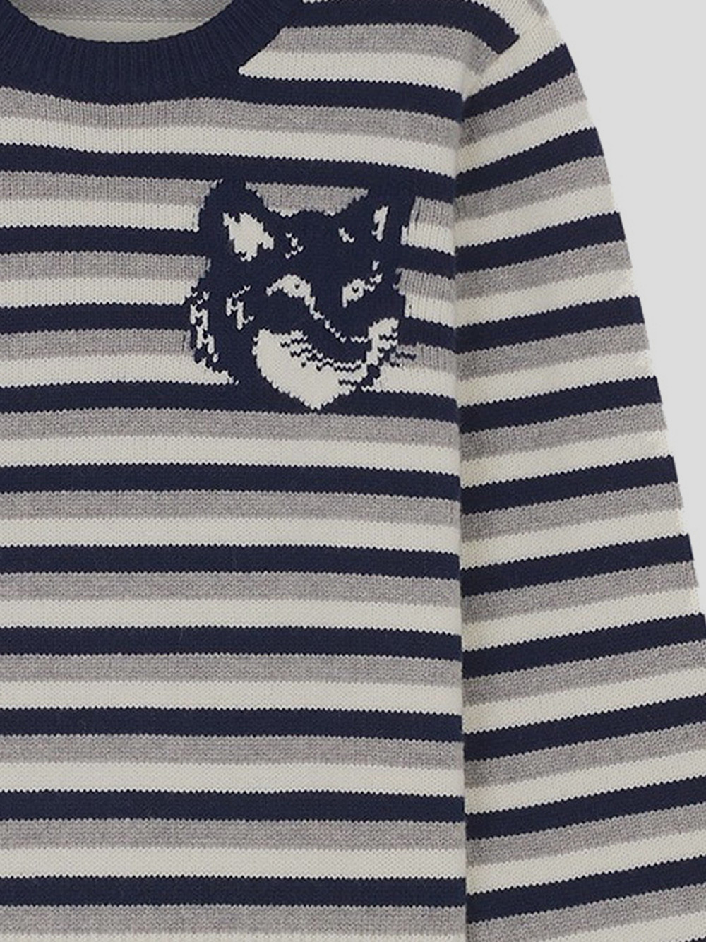 MAISON KITSUNE' Sweaters NW00804KM0329B481 (Maison Kitsuné / ニット・セーター・カーディガン ) | Maison Kitsuné (メゾン キツネ)(2)