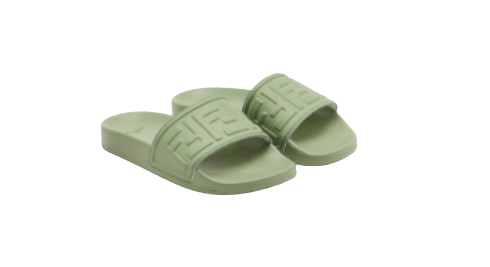 FENDI KIDS Flat shoes Green JMR411AJYUF0QX0 (FENDI / サンダル ) | FENDI (フェンディ)