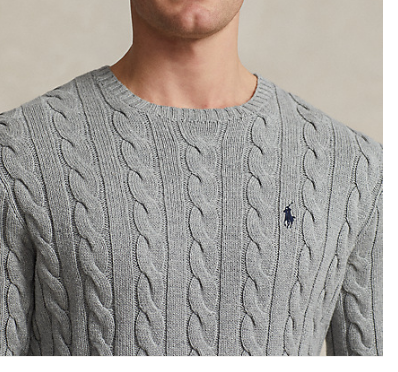 Ralph Lauren Sweaters 710775885013FAWNGREYHEATHER (RALPH LAUREN / ニット・セーター・カーディガン ) | RALPH LAUREN (ラルフ ローレン)(4)