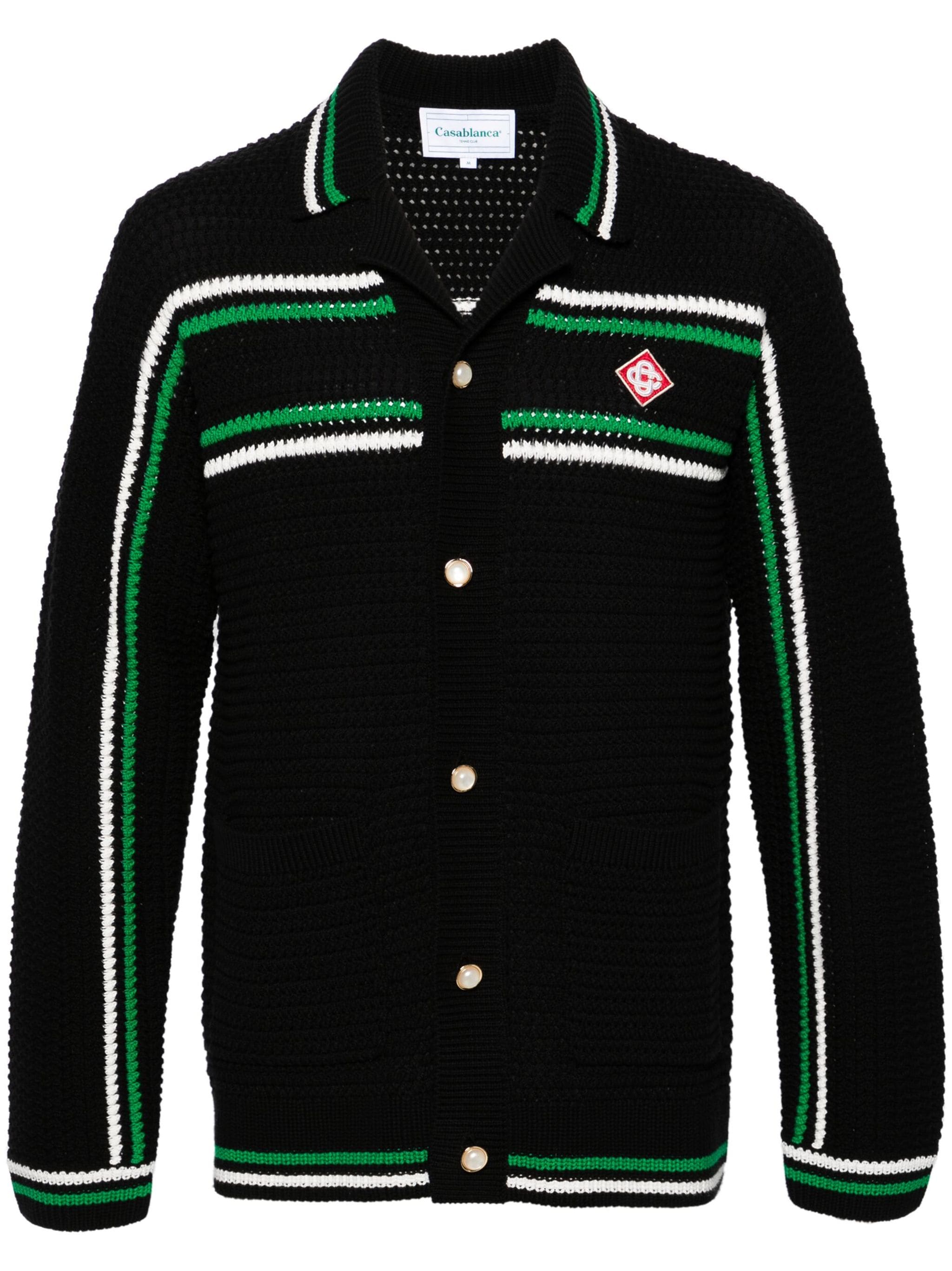 Casablanca Sweaters Black MPF24KW70701 (Casablanca / ニット・セーター・カーディガン ) | Casablanca (カサブランカ)