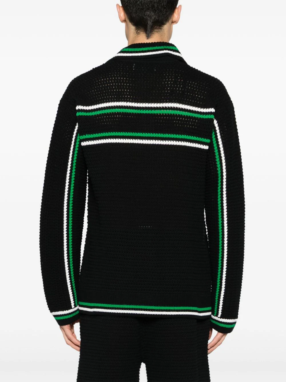 Casablanca Sweaters Black MPF24KW70701 (Casablanca / ニット・セーター・カーディガン ) | Casablanca (カサブランカ)(3)