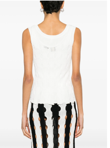 Pinko T-shirts and Polos White RAMBO103468A1UNZ04 (PINKO / タンクトップ・キャミソール ) | PINKO (ピンコ)(2)