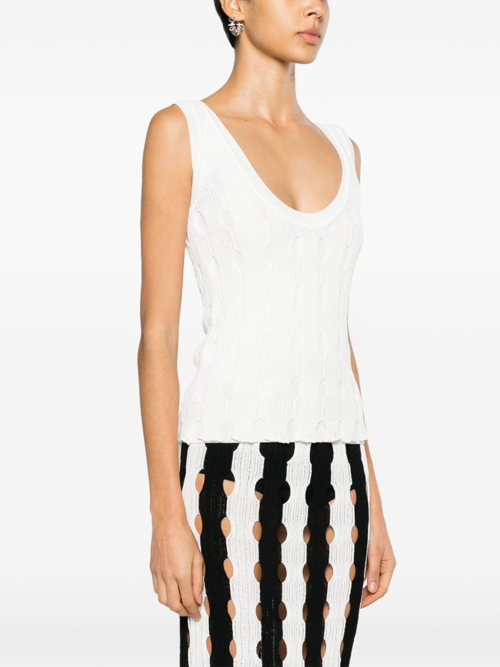 Pinko T-shirts and Polos White RAMBO103468A1UNZ04 (PINKO / タンクトップ・キャミソール ) | PINKO (ピンコ)(5)