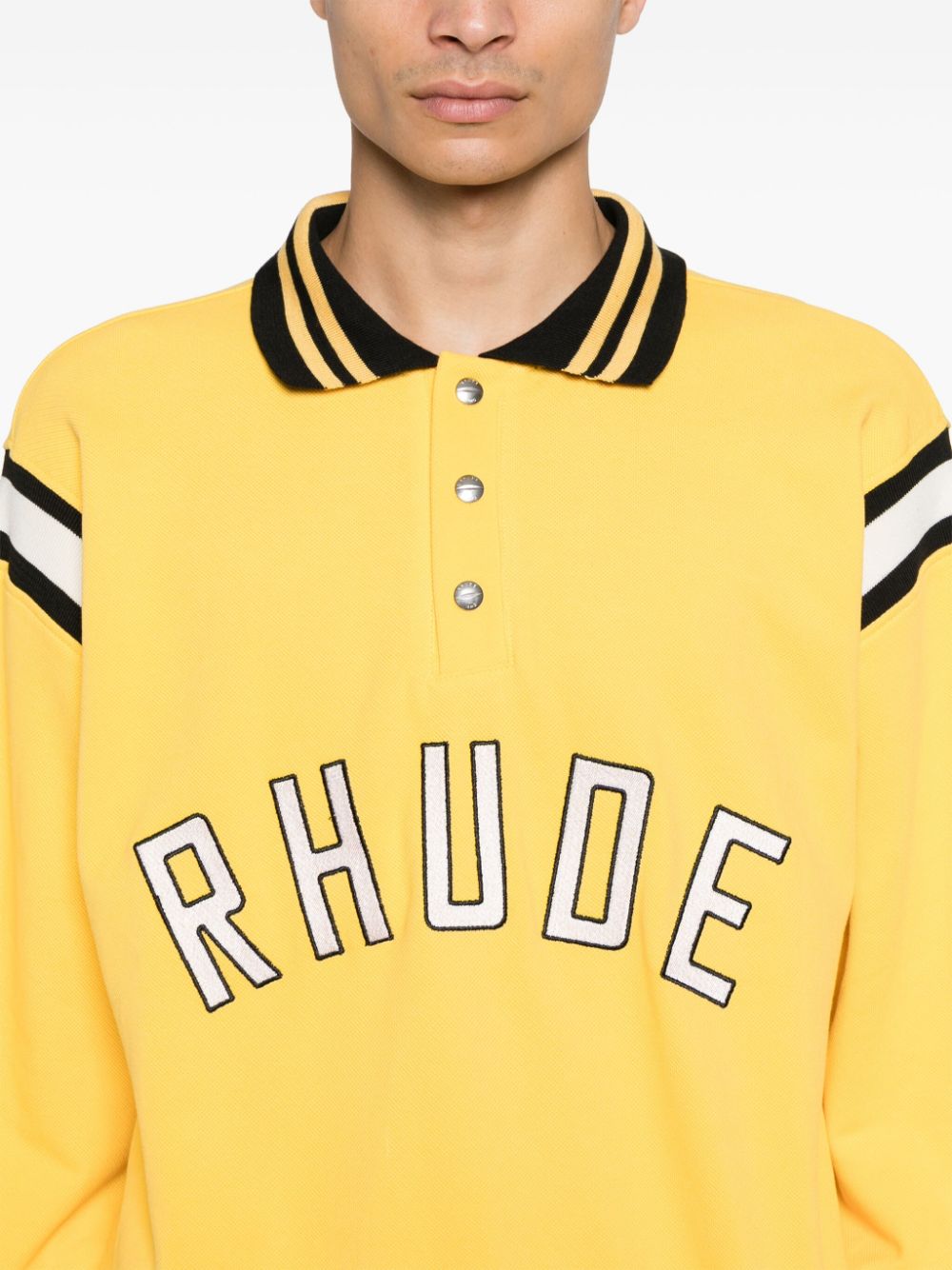 Rhude T-shirts and Polos Yellow RHPF24PO023202310 (RHUDE / ポロシャツ ) | RHUDE (ルード)(3)