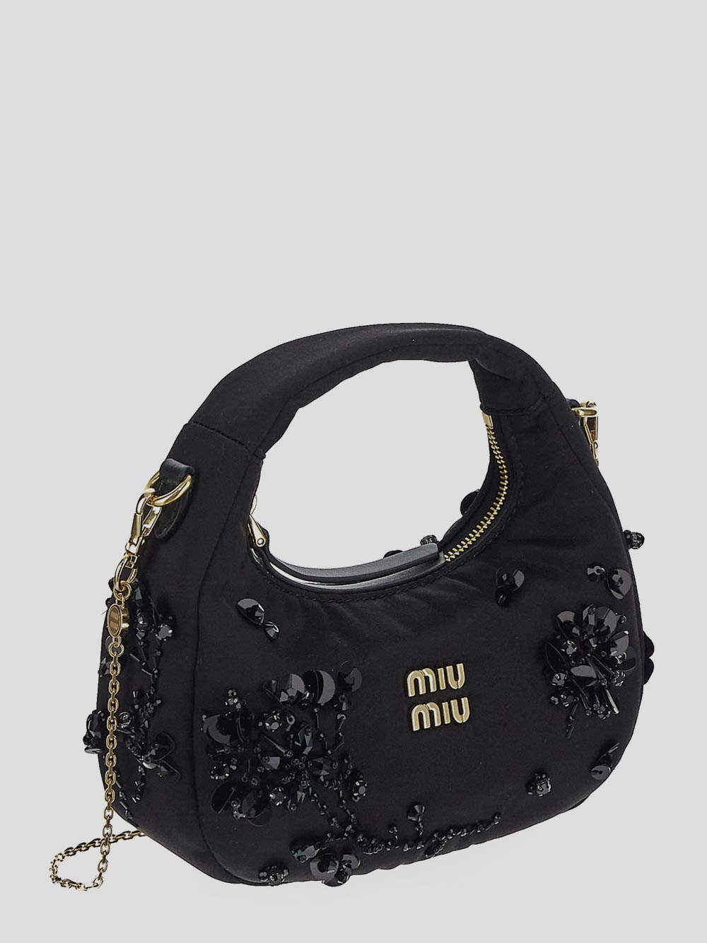 Miu Miu Bags.. Black 5BP078WRO2CVJF0002 (MIU MIU / ハンドバッグ・ショルダーバッグ ) | MIU MIU (ミュウミュウ)(1)