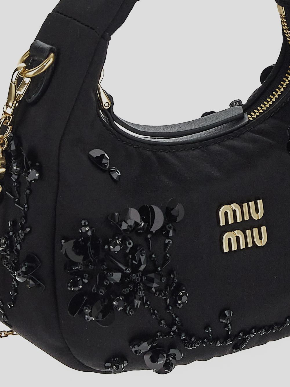 Miu Miu Bags.. Black 5BP078WRO2CVJF0002 (MIU MIU / ハンドバッグ・ショルダーバッグ ) | MIU MIU (ミュウミュウ)(3)