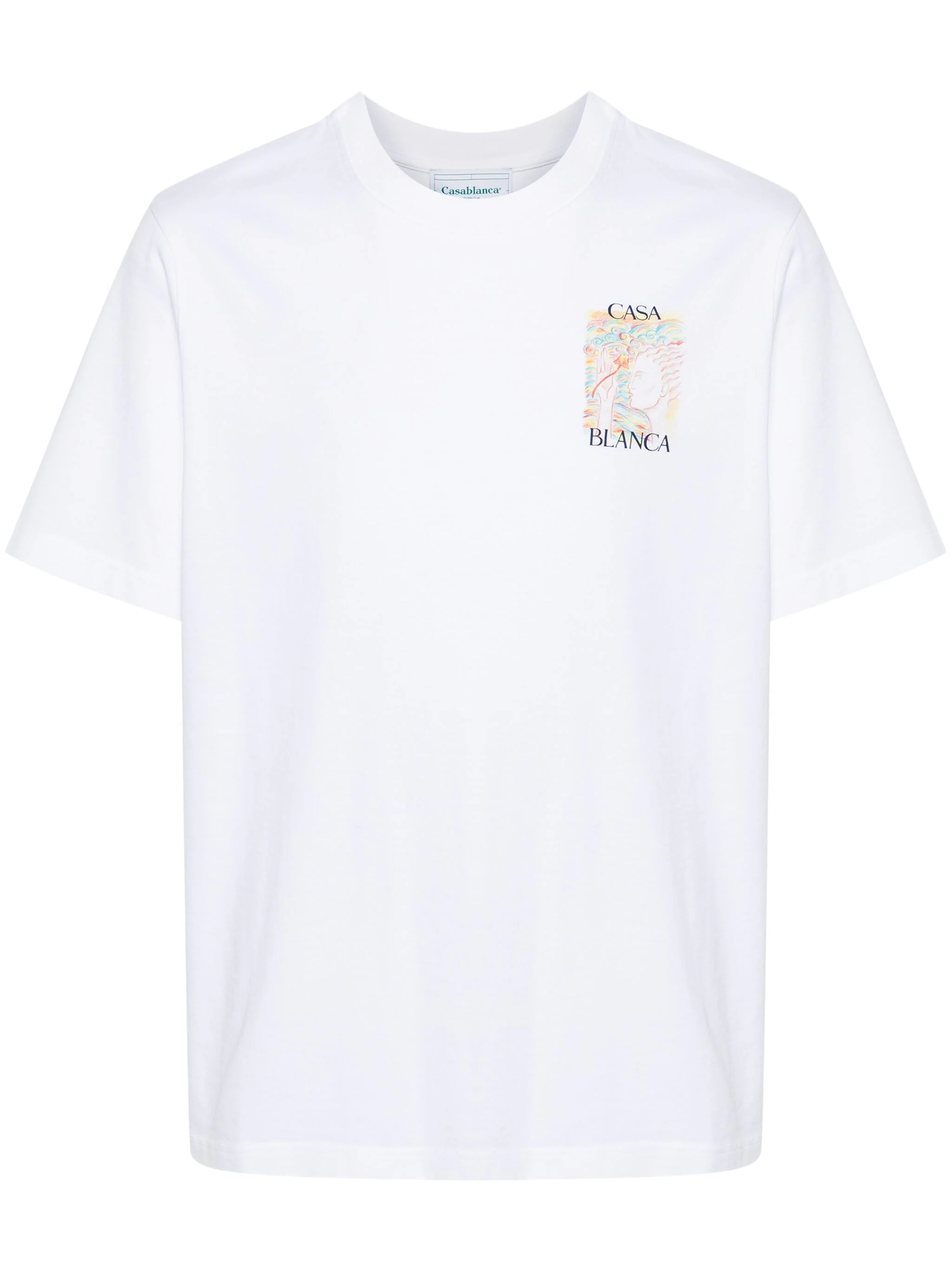 Casablanca T-shirts and Polos White MF24JTS00101 (Casablanca / Tシャツ・カットソー ) | Casablanca (カサブランカ)