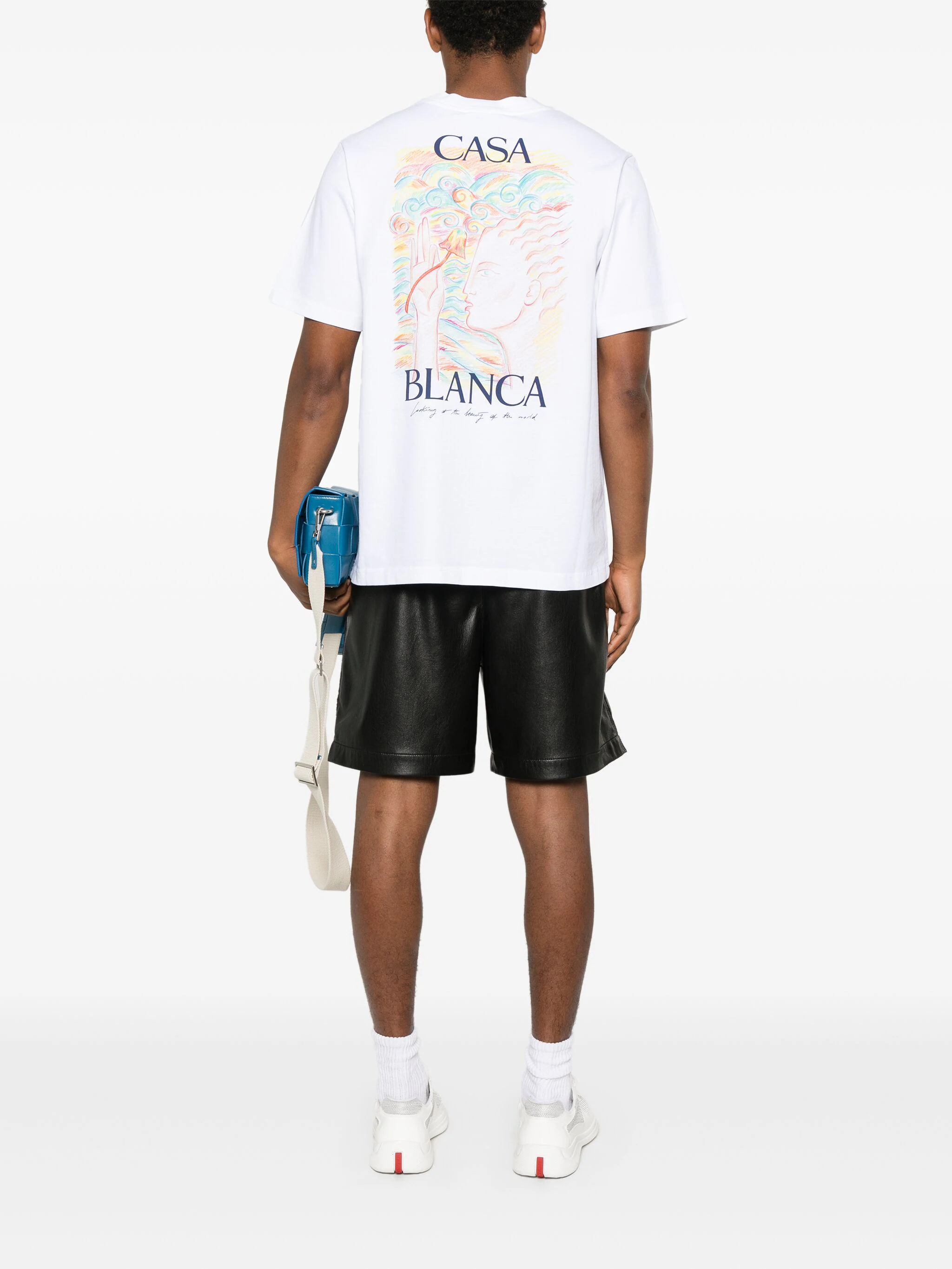 Casablanca T-shirts and Polos White MF24JTS00101 (Casablanca / Tシャツ・カットソー ) | Casablanca (カサブランカ)(1)