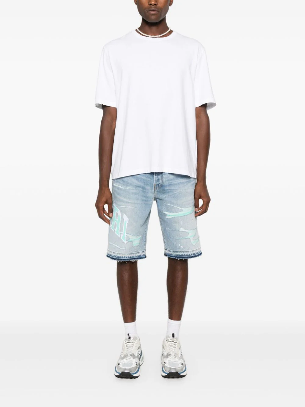 Amiri Jeans Blue AMDNSH1013INDIGO (AMIRI / ショートパンツ ) | AMIRI (アミリ)(1)