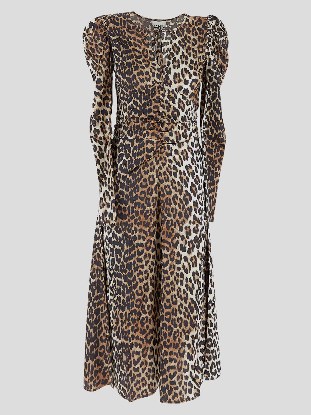 GANNI Dresses Brown W03306757943 (GANNI / ワンピース・ドレス・オールインワン ) | GANNI (ガニー)