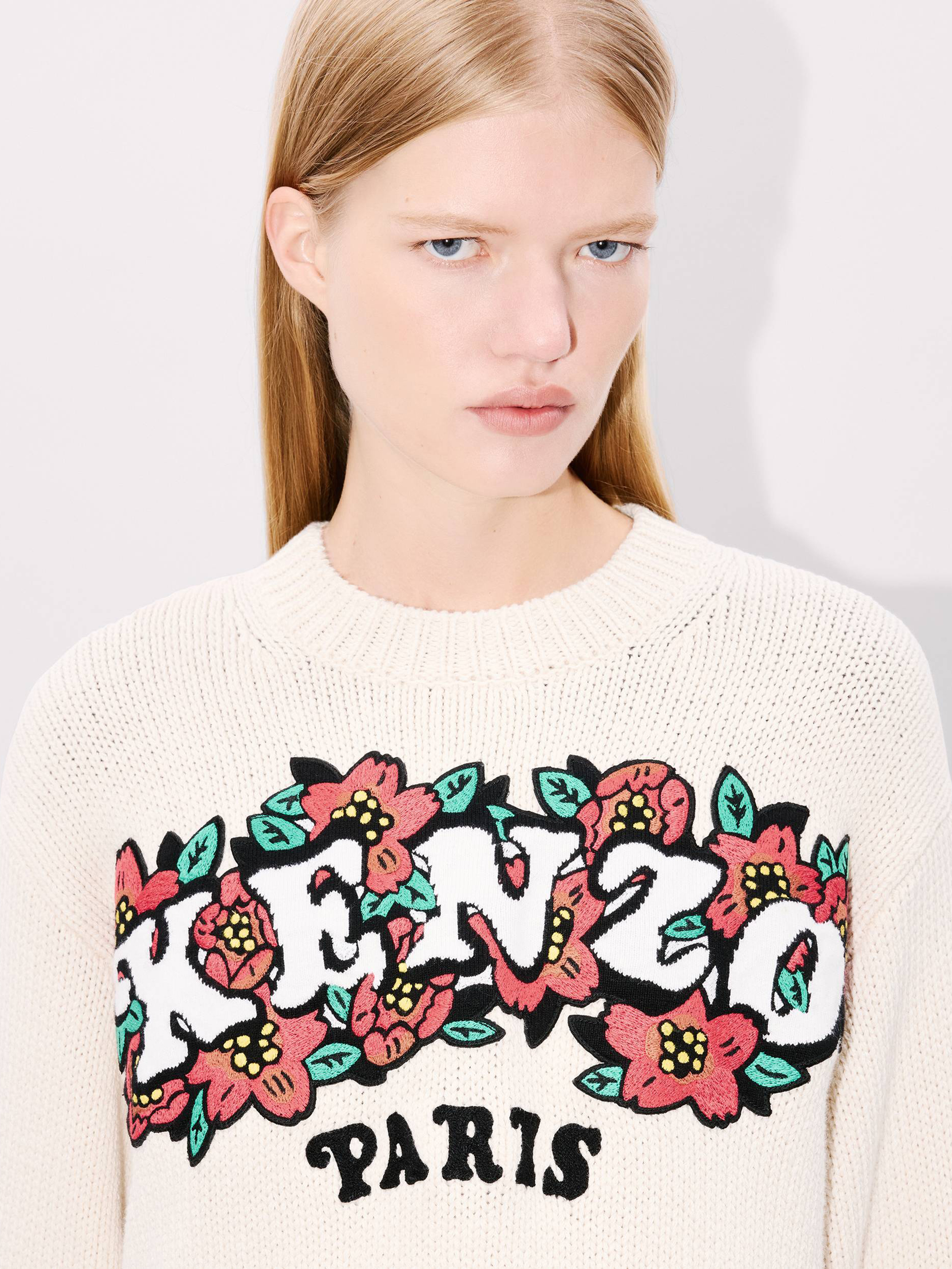 Kenzo Sweaters White FF52PU4913CX02 (KENZO / ニット・セーター・カーディガン ) | KENZO (ケンゾー)(4)