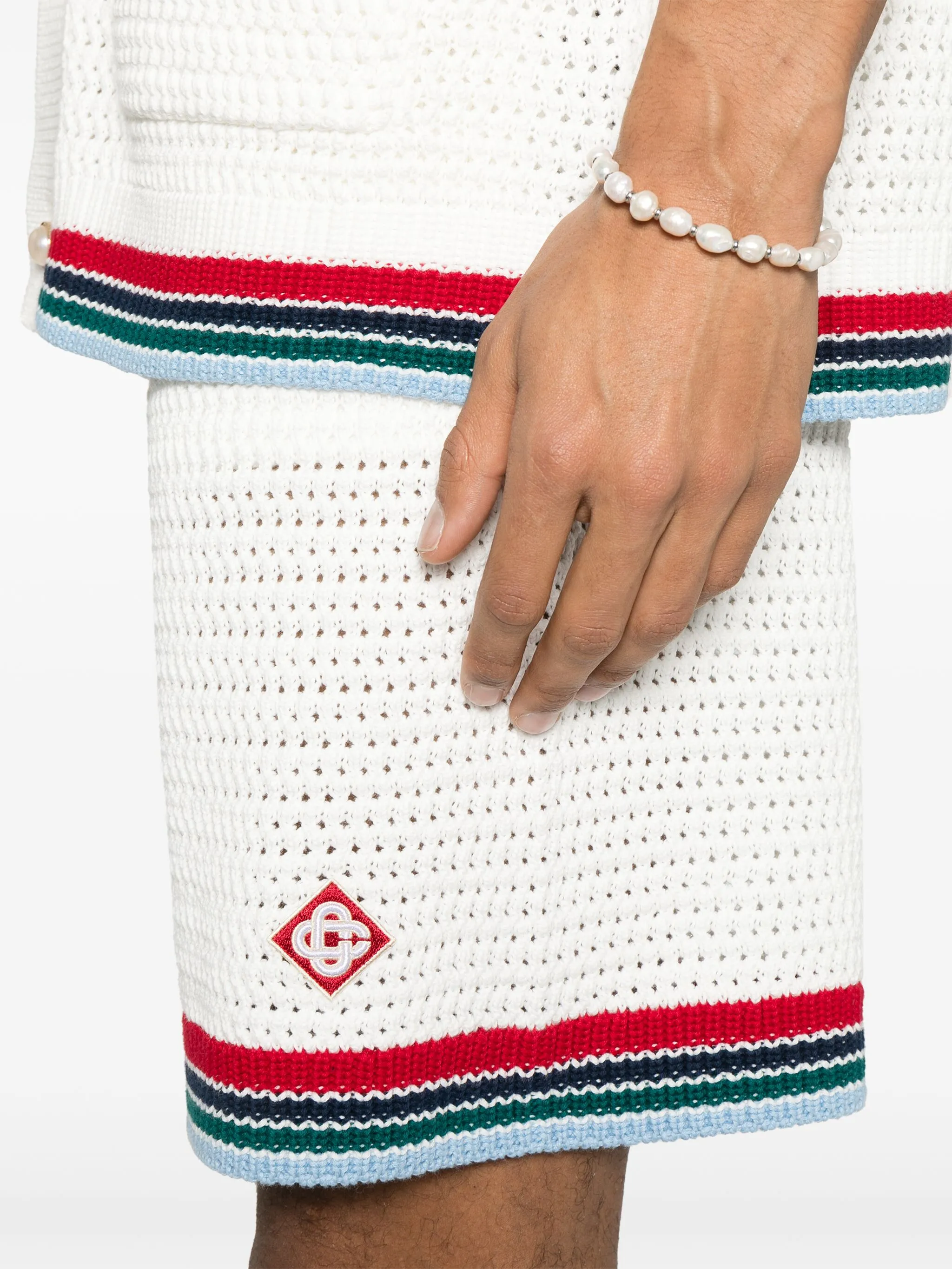 Casablanca Shorts White MS25KW92101 (Casablanca / ショートパンツ ) | Casablanca (カサブランカ)(4)