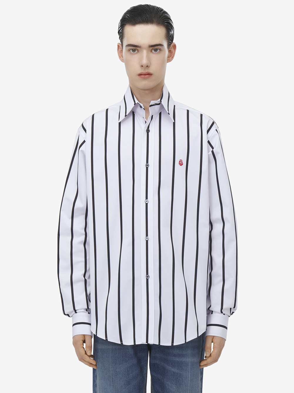 Alexander McQueen Shirts White 809346QNAAZ9080 (Alexander McQUEEN / シャツ・ブラウス ) | Alexander McQUEEN (アレキサンダー・マックイーン)(5)