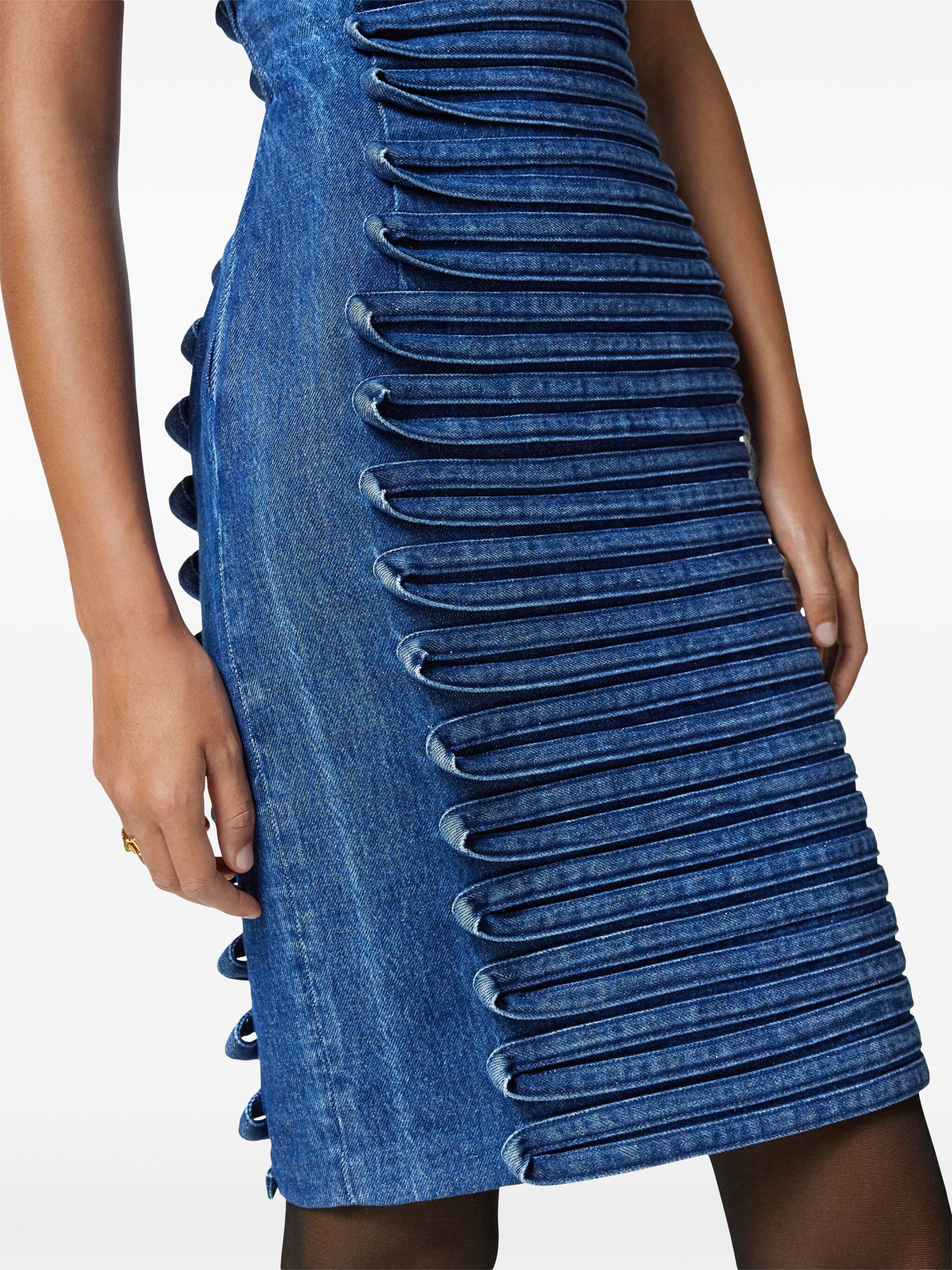 Versace Dresses Blue 10186751A133461D800 (VERSACE / ワンピース・ドレス・オールインワン ) | VERSACE (ヴェルサーチェ)(4)