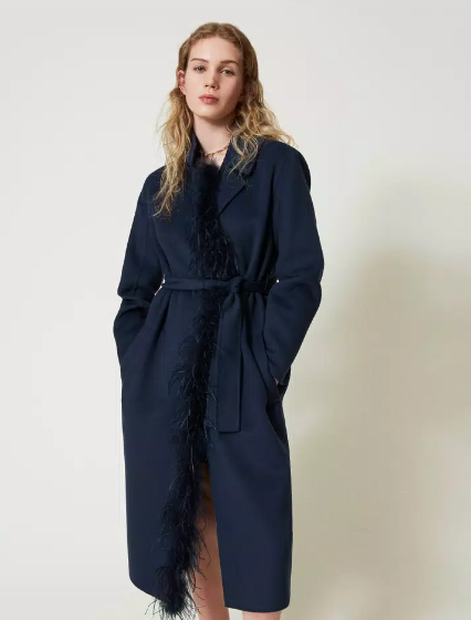 Twin-set Coats Blue 242TP206500384 (TWINSET / コート ) | TWINSET (ツインセット)(6)