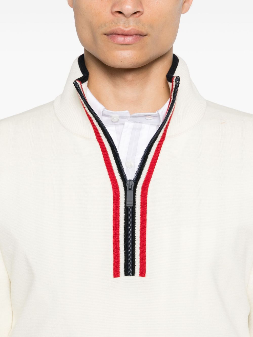 Thom Browne Sweaters White MKA516BY1037100 (Thom Browne / ニット・セーター・カーディガン ) | Thom Browne (トム・ブラウン)(5)