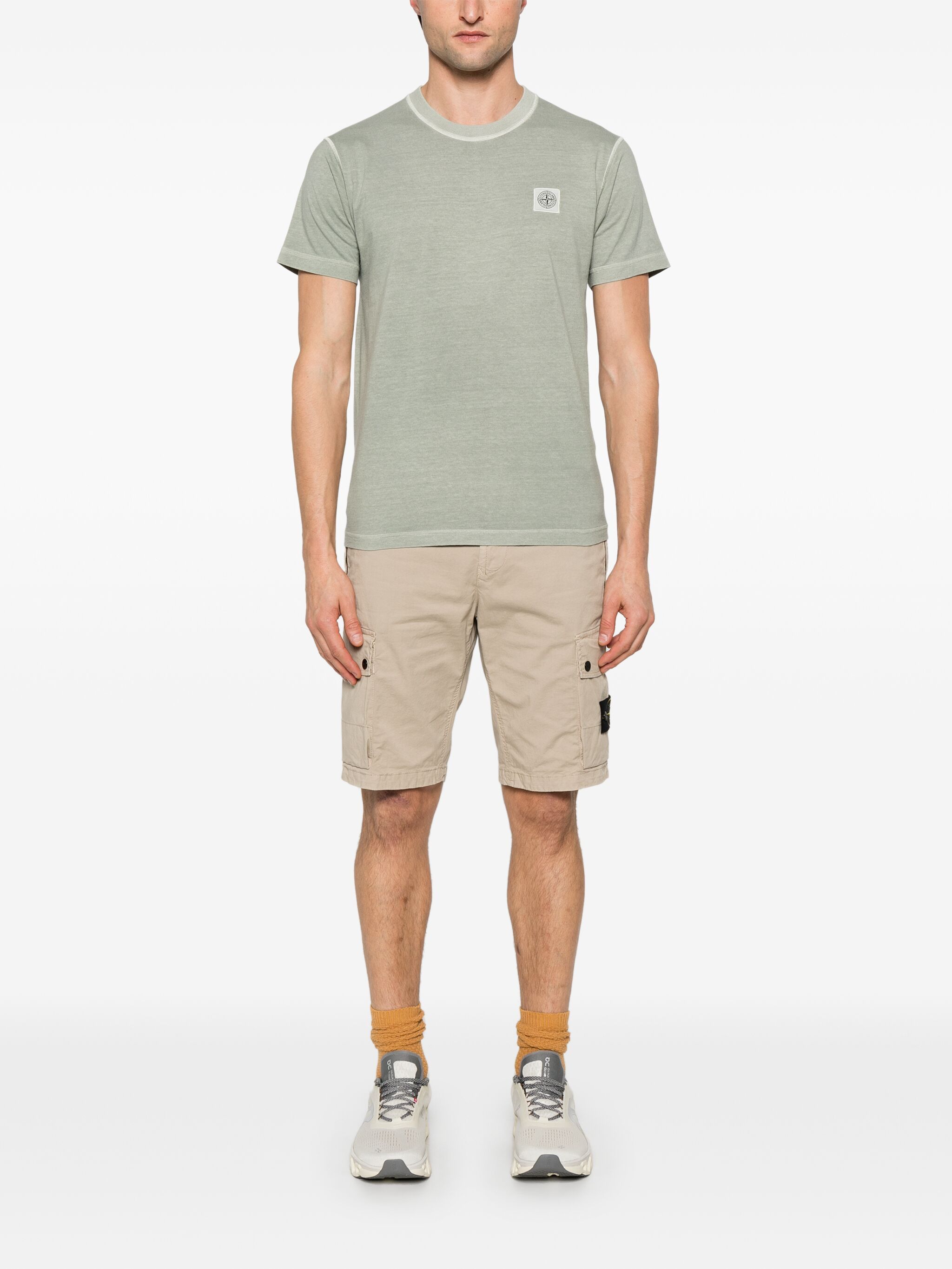 Stone Island Shorts Beige K1S15L100011S0010V009A (STONE ISLAND / ショートパンツ ) | STONE ISLAND (ストーンアイランド)(1)