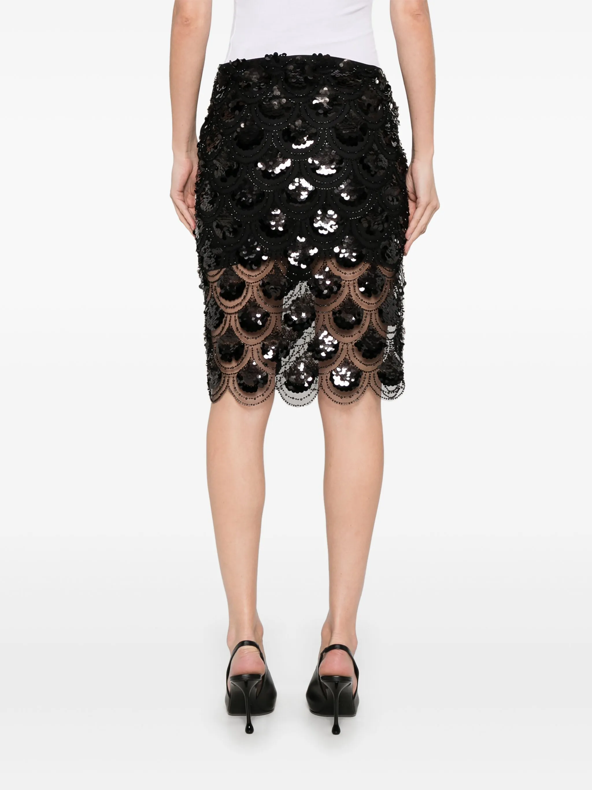スカート ROTATE Woman Skirt Black 113670 100 Rotate Skirts Black 113670100（スカート）｜ROTATE（ロテート