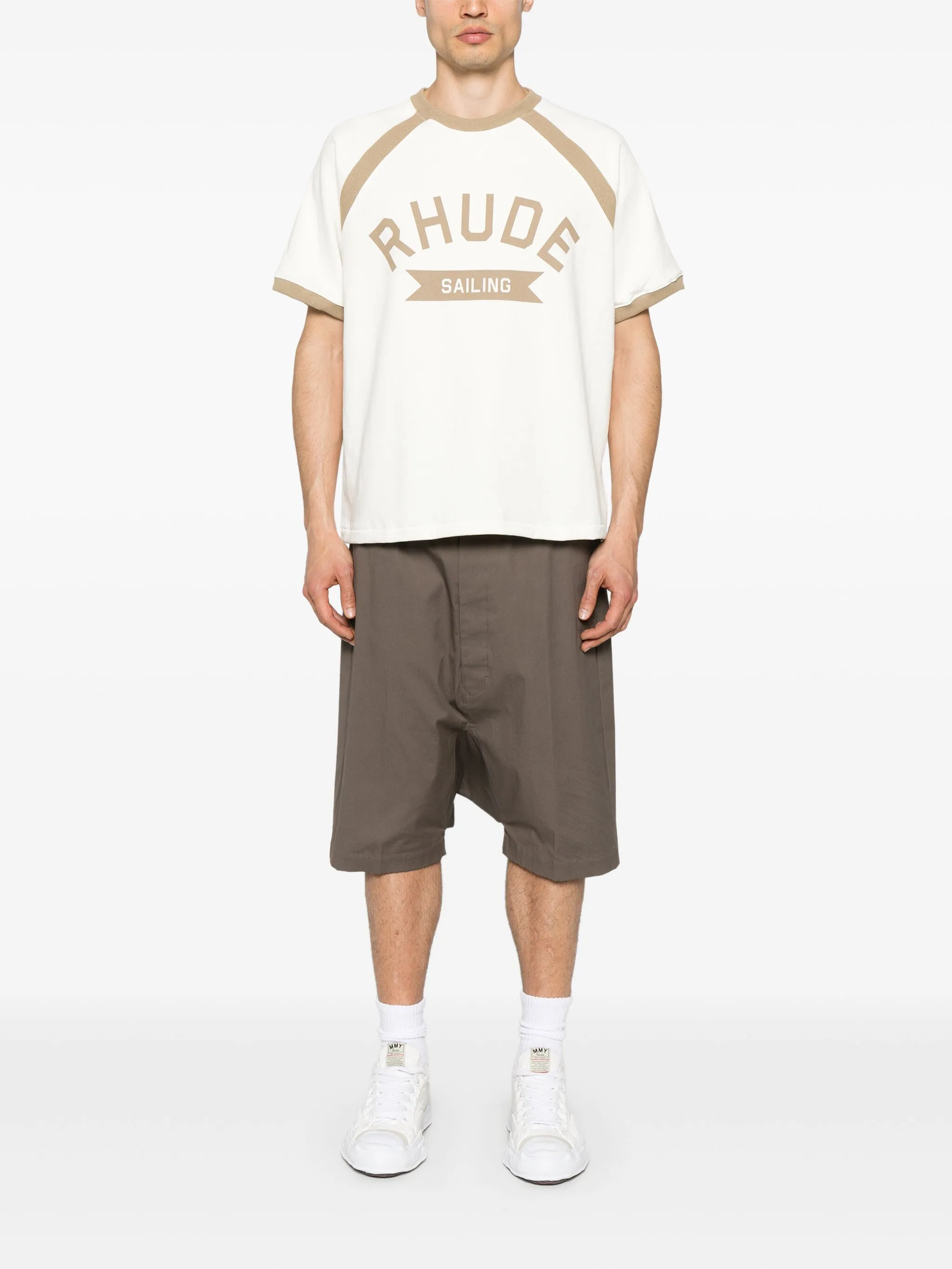 Rhude T-shirts and Polos White RHPS25TT210122996 (RHUDE / Tシャツ・カットソー ) | RHUDE (ルード)(1)