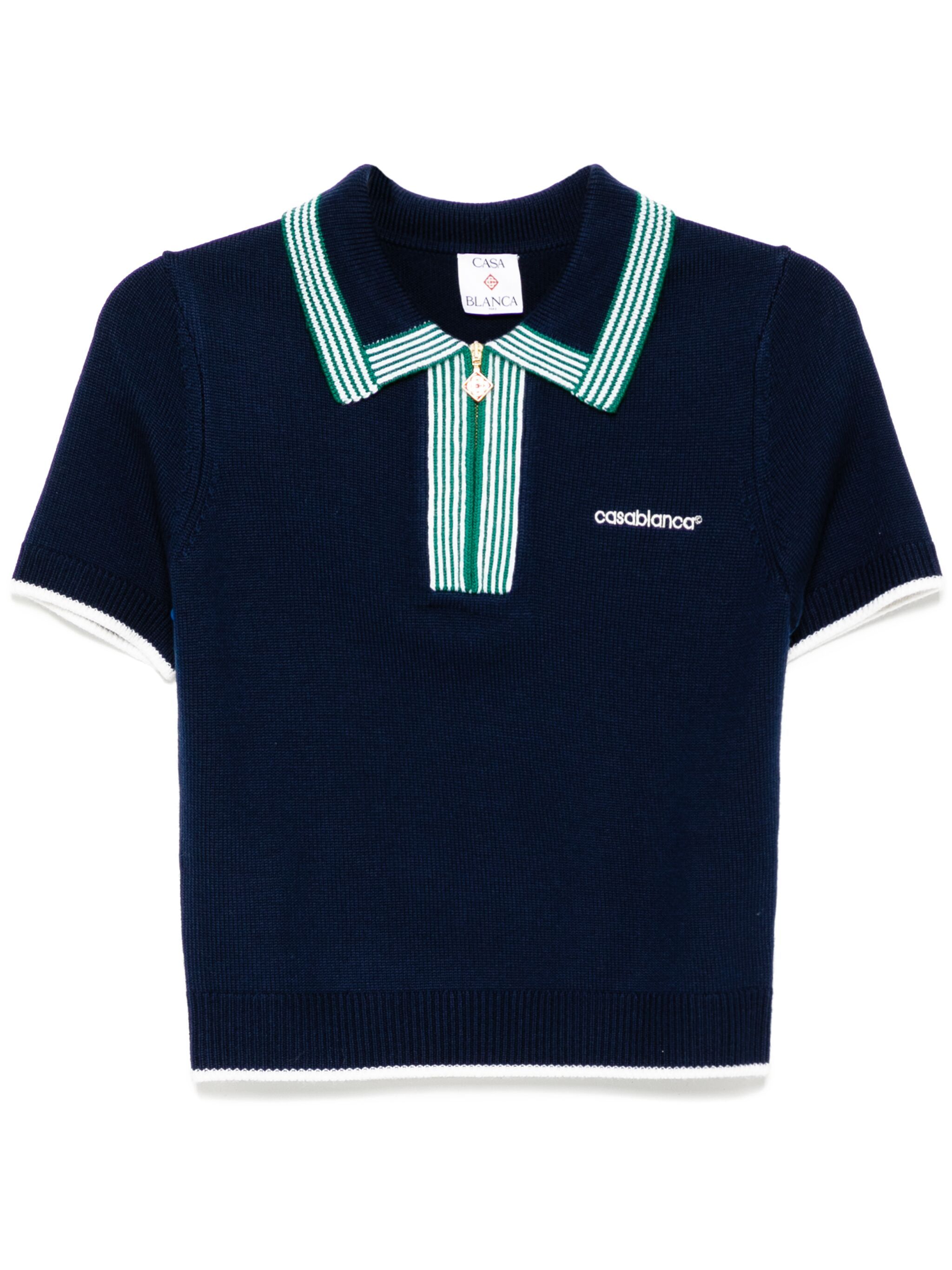 Casablanca T-shirts and Polos Blue WPS25KW85602 (Casablanca / ポロシャツ ) | Casablanca (カサブランカ)