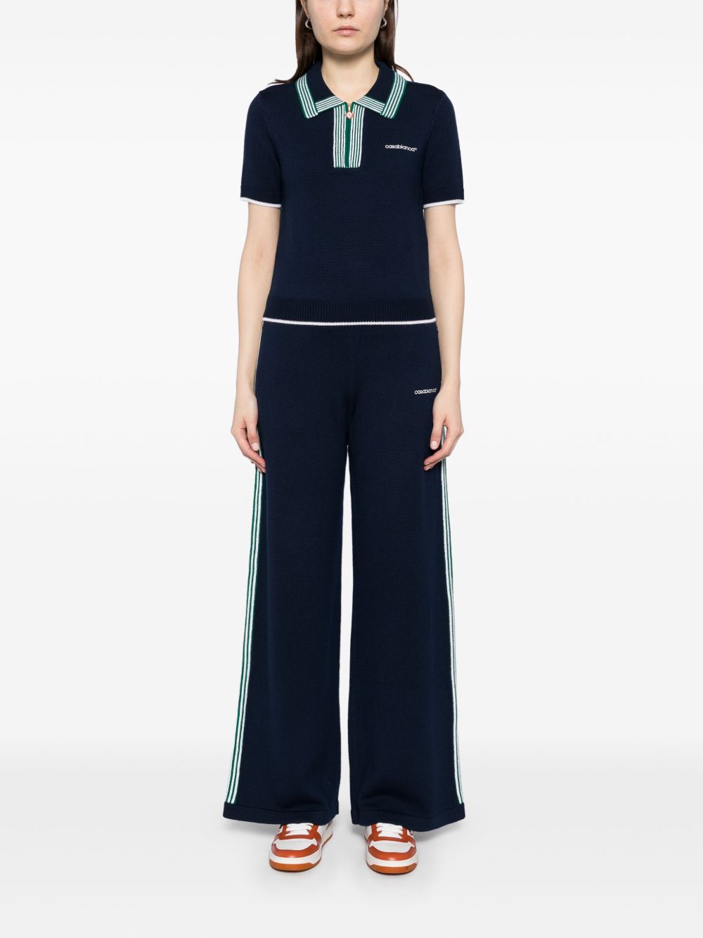 Casablanca T-shirts and Polos Blue WPS25KW85602 (Casablanca / ポロシャツ ) | Casablanca (カサブランカ)(1)