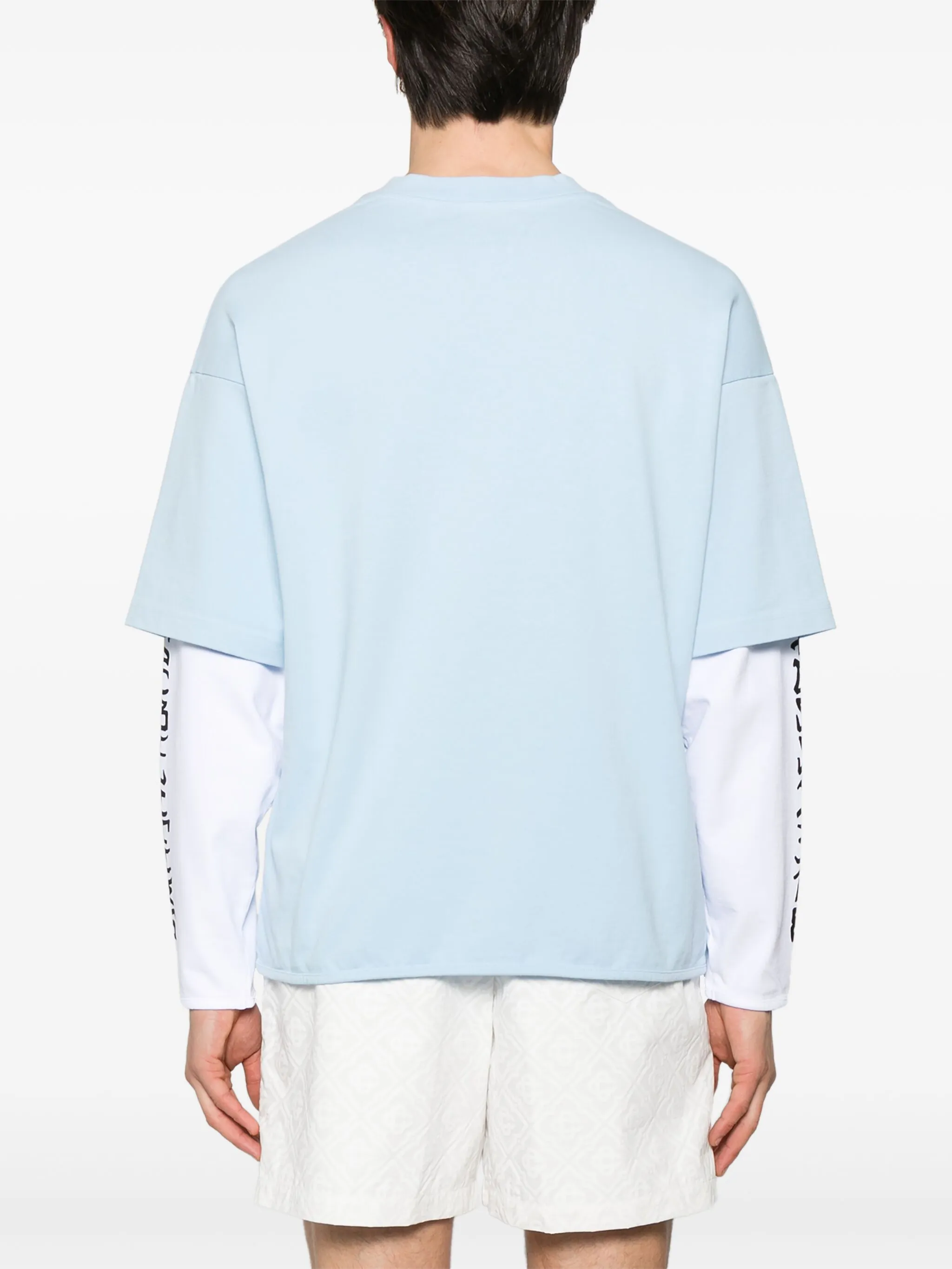 Casablanca T-shirts and Polos Clear Blue MS25JTP34801 (Casablanca / Tシャツ・カットソー ) | Casablanca (カサブランカ)(2)