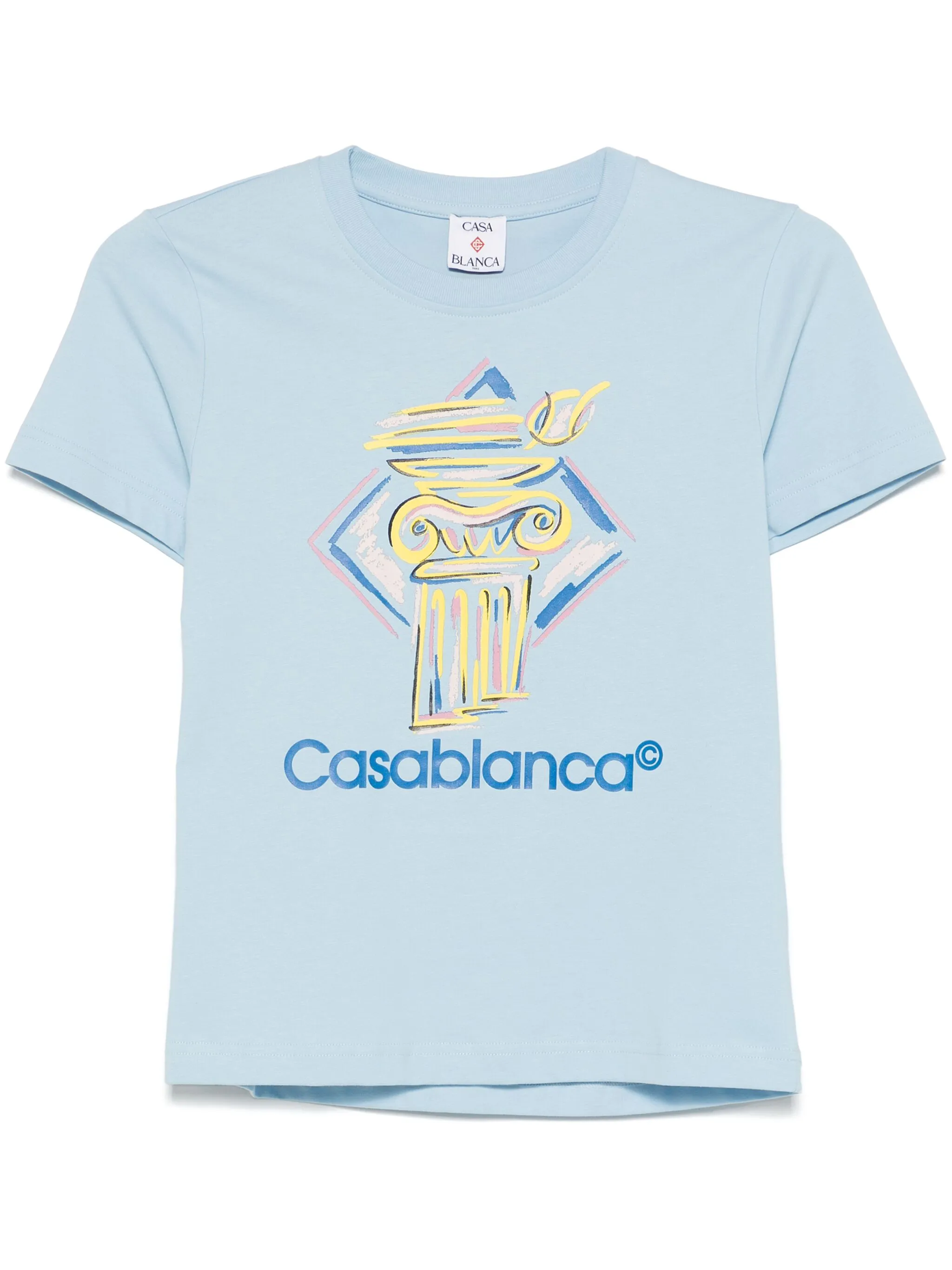Casablanca T-shirts and Polos Clear Blue WPS25JTS02003 (Casablanca / Tシャツ・カットソー ) | Casablanca (カサブランカ)
