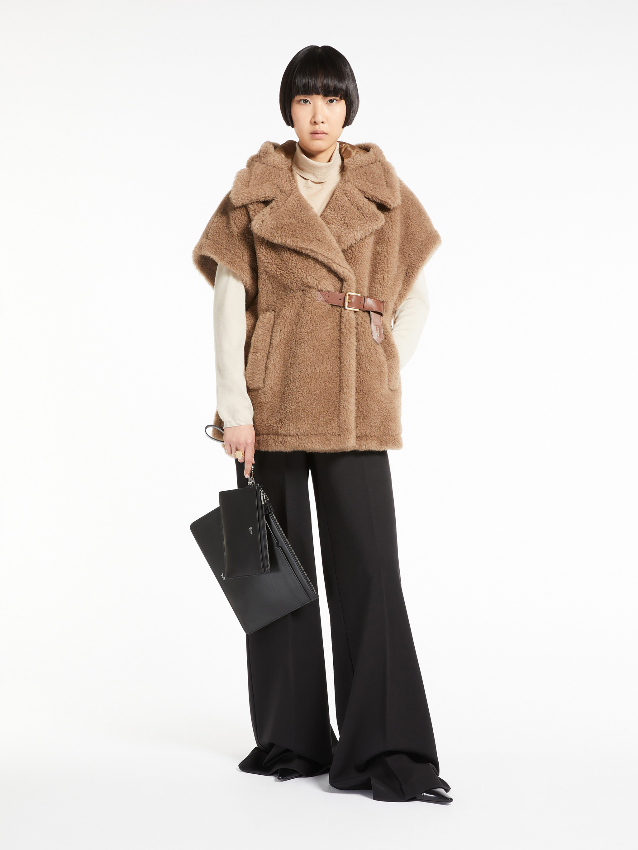 アウターその他 MAX MARA Woman Waistcoat Brown 2514731141600 005 Max Mara Jackets Brown (Max Mara/カジュアルジャケット