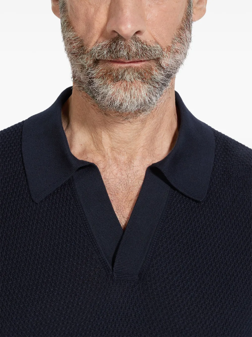 ZEGNA T-shirts and Polos Blue UFC25A9C31B09 (ZEGNA / ポロシャツ ) | ZEGNA (ゼニア)(3)