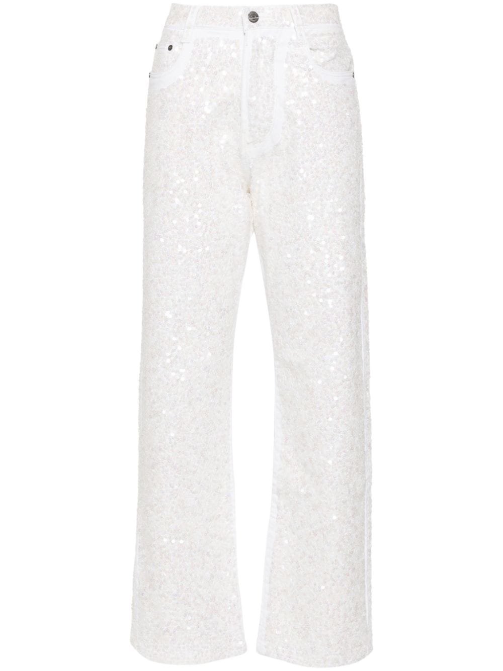Parosh Jeans Cream D230726GUFF802 (P.A.R.O.S.H. / ジーンズ ) | P.A.R.O.S.H. (パロッシュ)