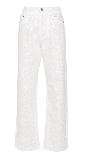 Parosh Jeans Cream D230726GUFF802 (P.A.R.O.S.H. / ジーンズ ) | P.A.R.O.S.H. (パロッシュ)(4)