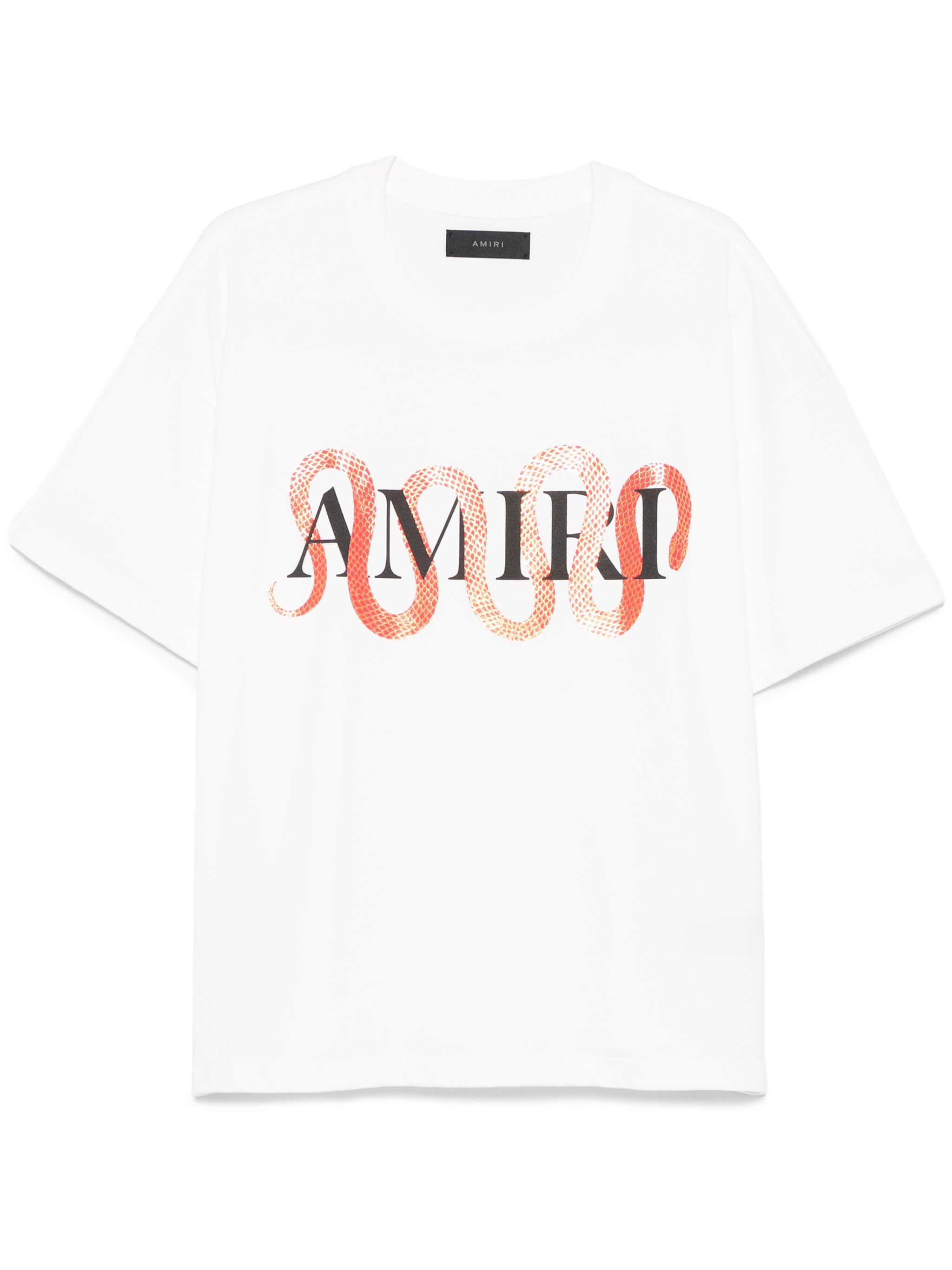 Tシャツ・カットソー AMIRI White Cotton T-Shirt Amiri White Cotton T-Shirt - White - Men | AMJYTE1074WHITE