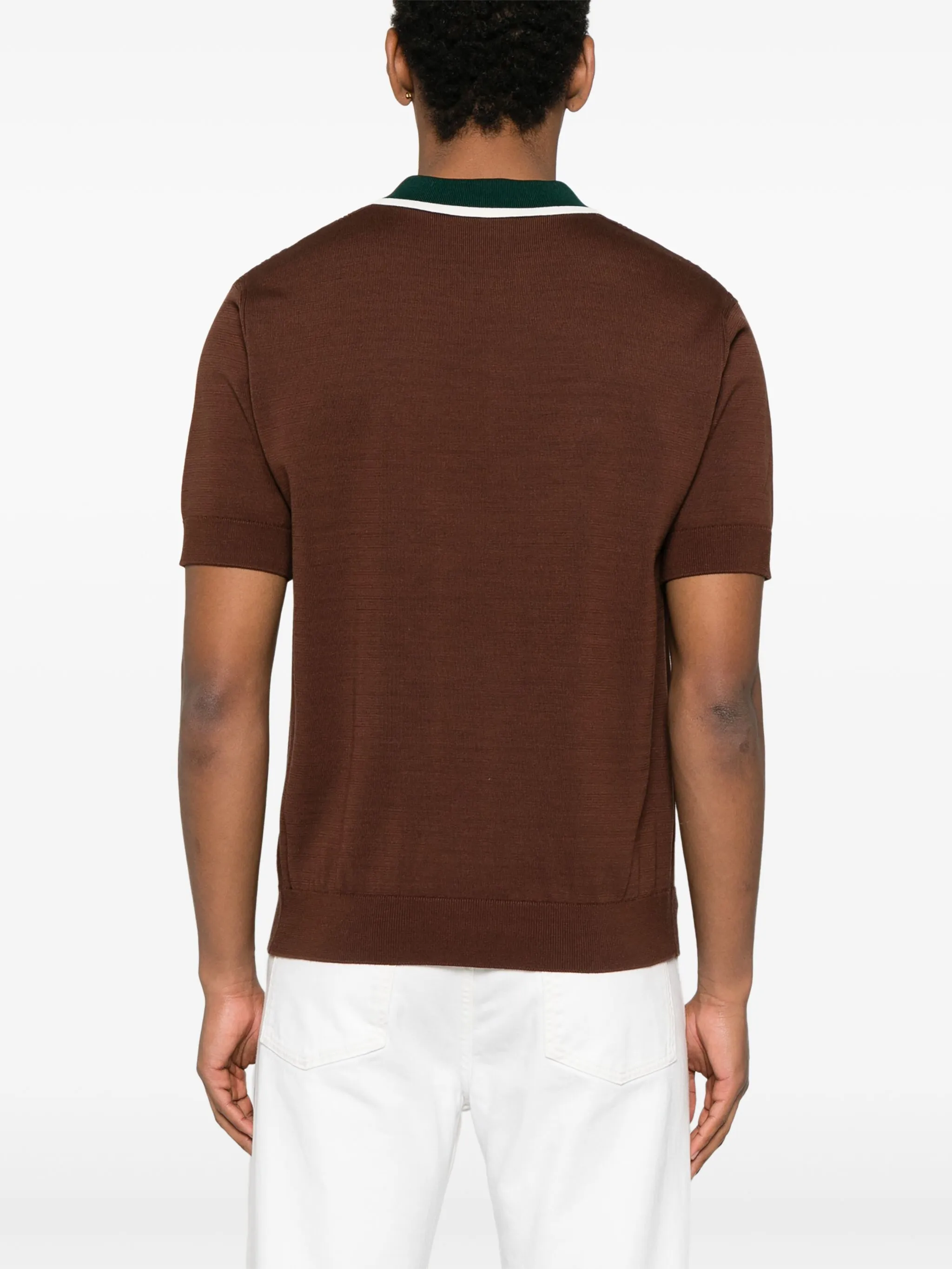 Casablanca T-shirts and Polos Brown MS25KW90801 (Casablanca / ポロシャツ ) | Casablanca (カサブランカ)(2)