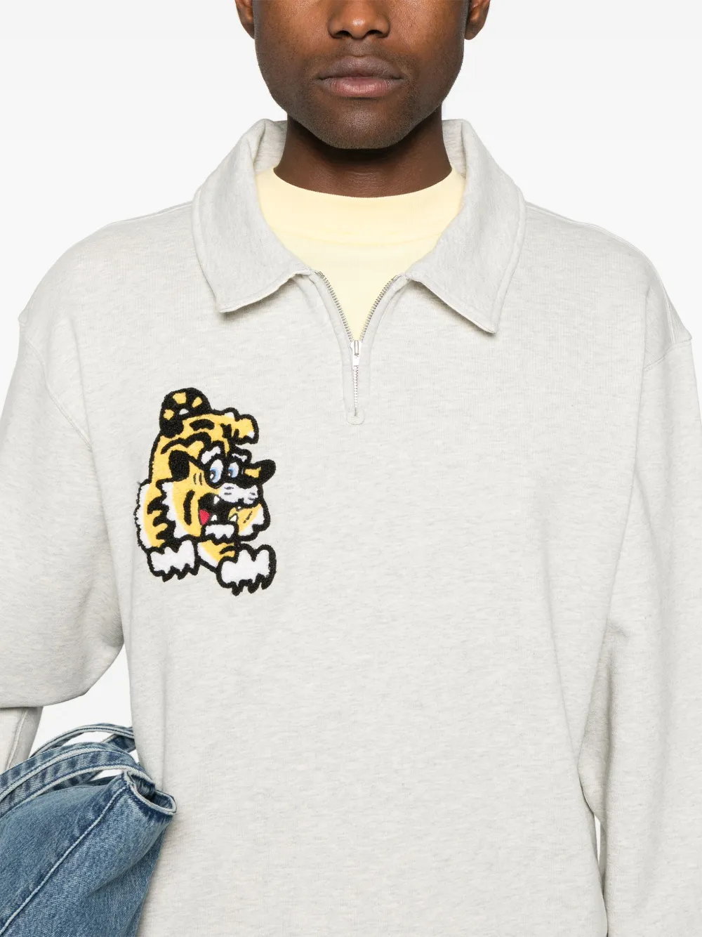 Kenzo Sweaters Grey FF55SW2424MC93 (KENZO / スウェット・フーディー ) | KENZO (ケンゾー)(4)