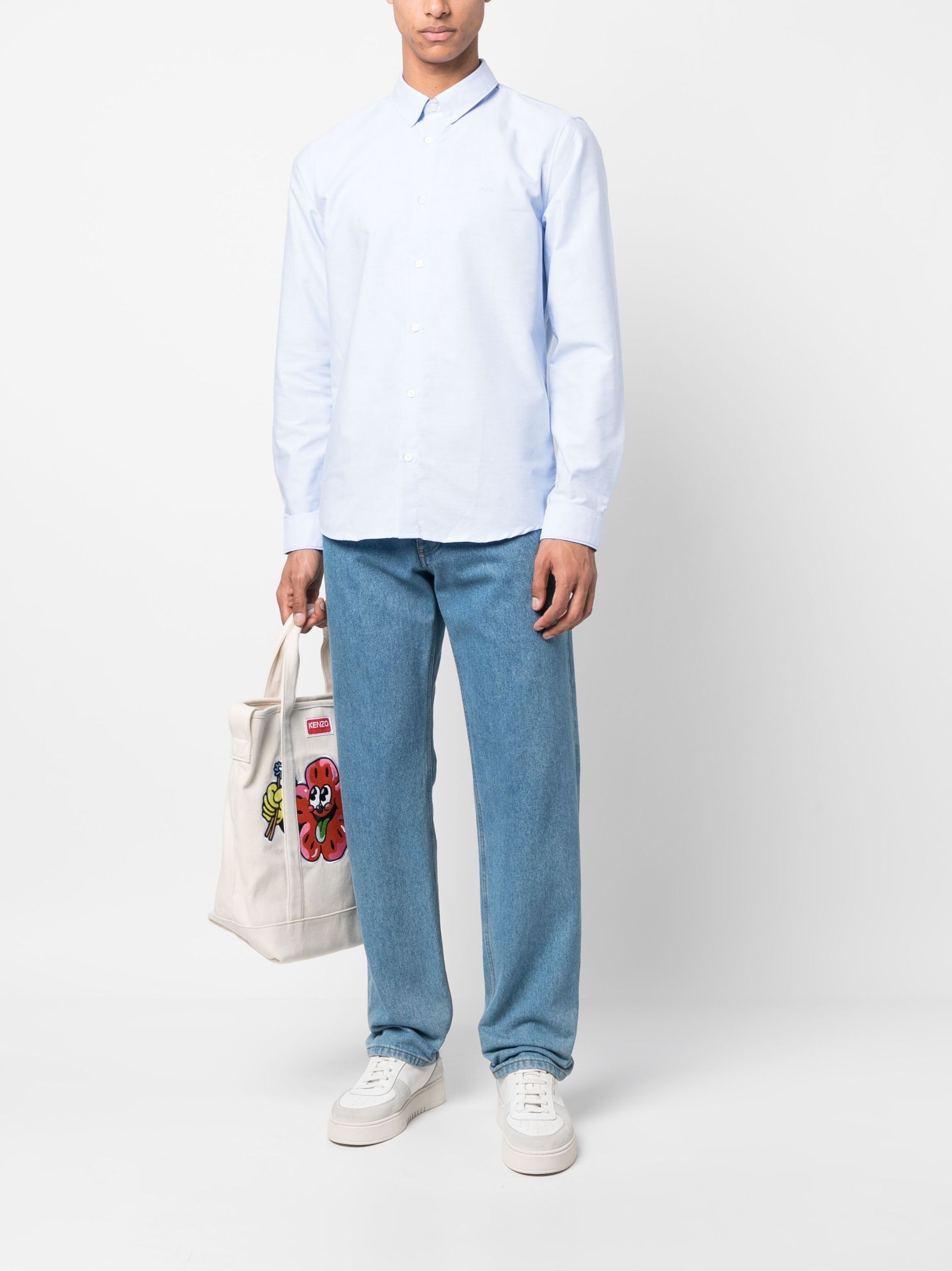 A.P.C. Shirts Clear Blue COECKH12499IAB (A.P.C. / シャツ・ブラウス ) | A.P.C. (アーペーセー)(1)