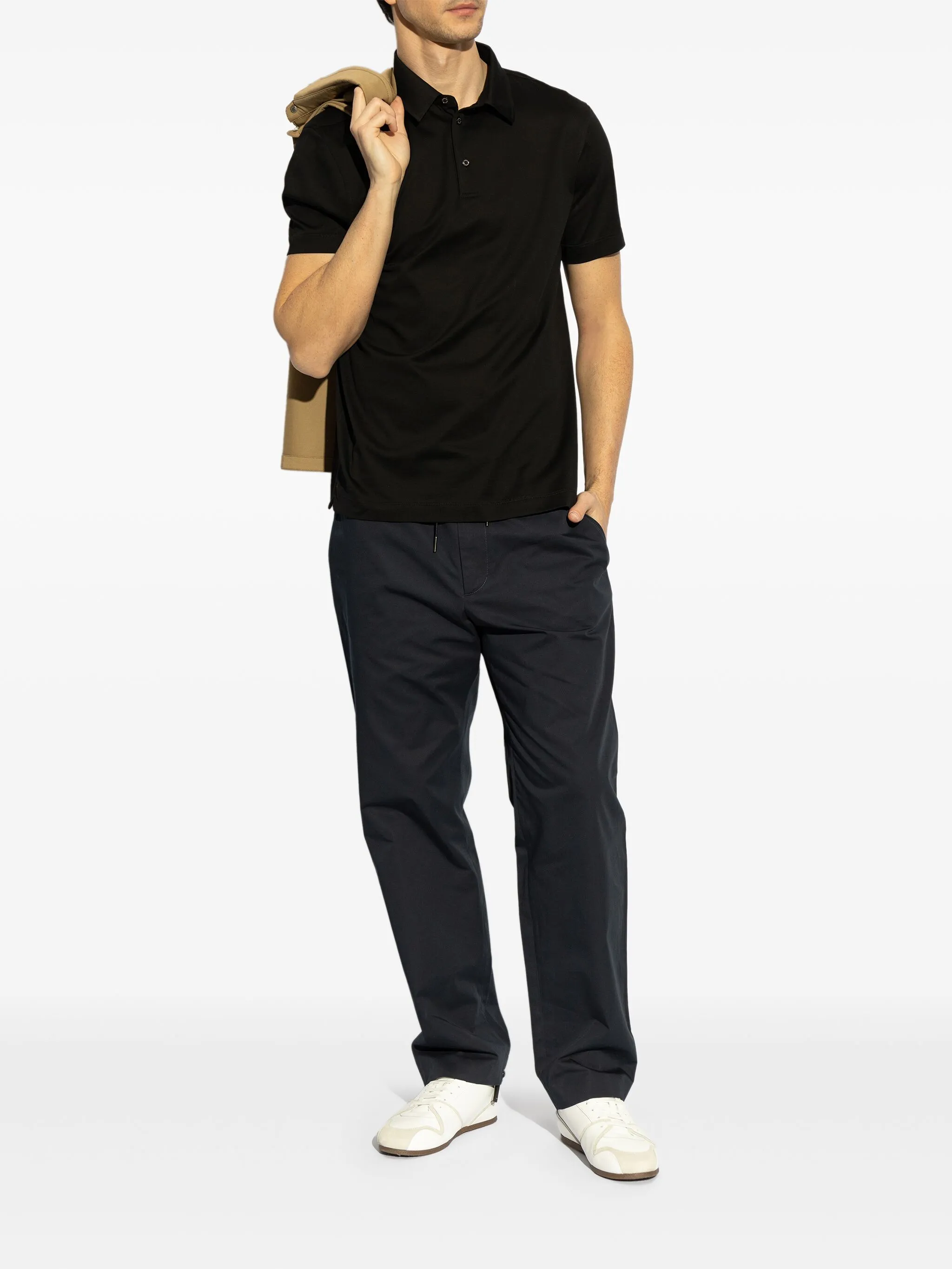 Moncler T-shirts and Polos Black K10918A000188390X999 (Moncler / ポロシャツ ) | Moncler (モンクレール)(1)