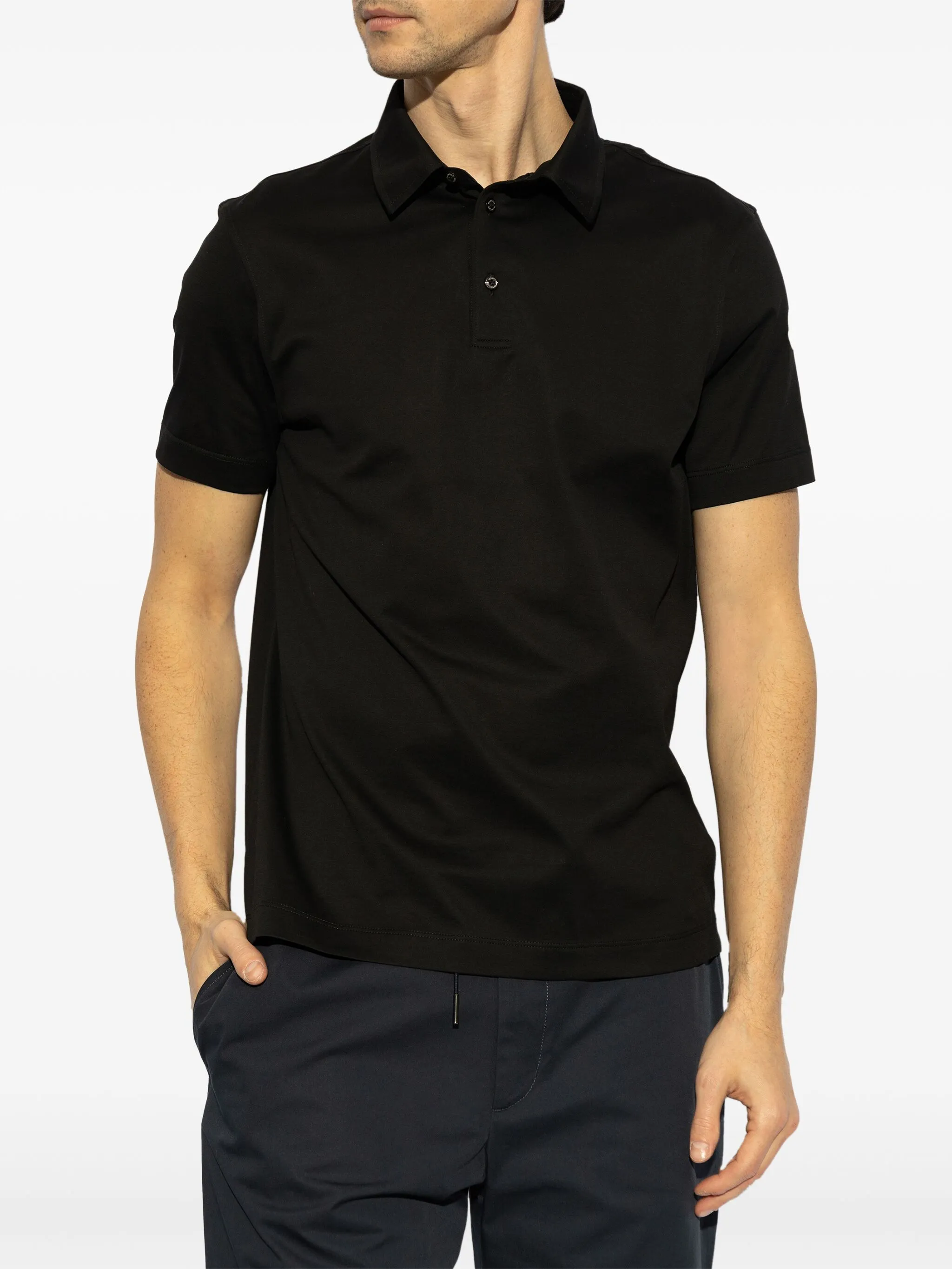 Moncler T-shirts and Polos Black K10918A000188390X999 (Moncler / ポロシャツ ) | Moncler (モンクレール)(2)