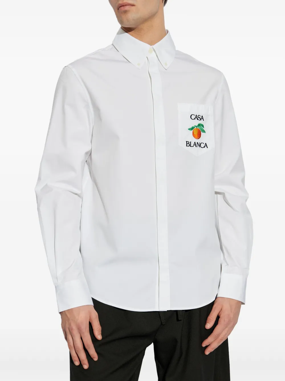 Casablanca Shirts White MPS25SH15001 (Casablanca / シャツ・ブラウス ) | Casablanca (カサブランカ)(2)
