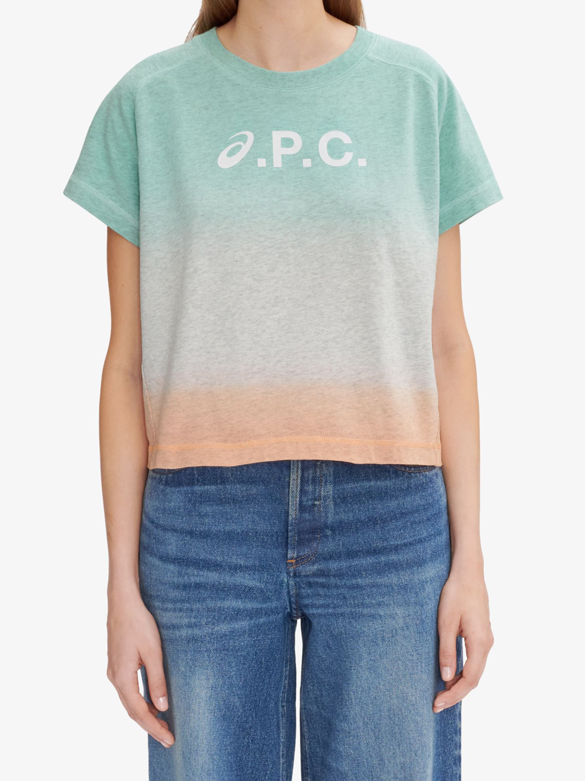 A.P.C. T-shirts and Polos Green COEAVF26482SAA (A.P.C. / Tシャツ・カットソー ) | A.P.C. (アーペーセー)(3)