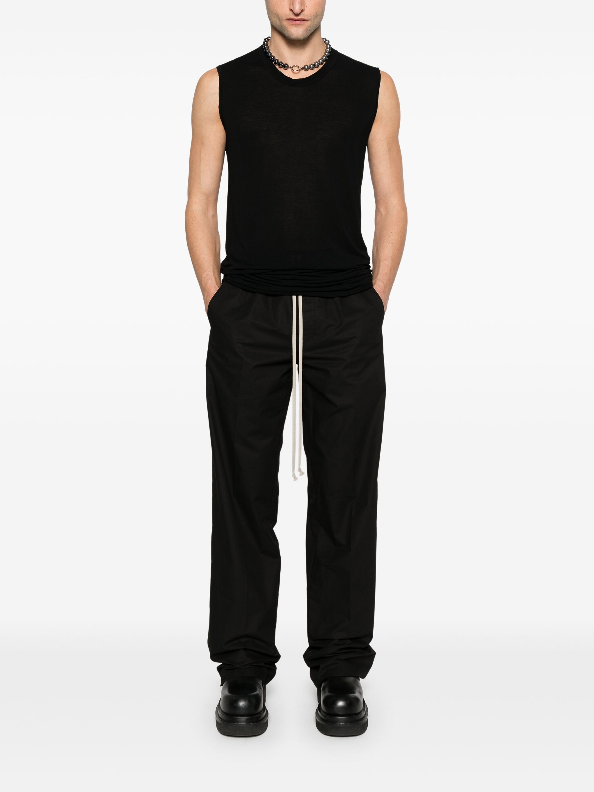 Rick Owens Trousers Black RU01E5378P09 (Rick Owens / パンツ ) | Rick Owens (リック オウエンス)(1)