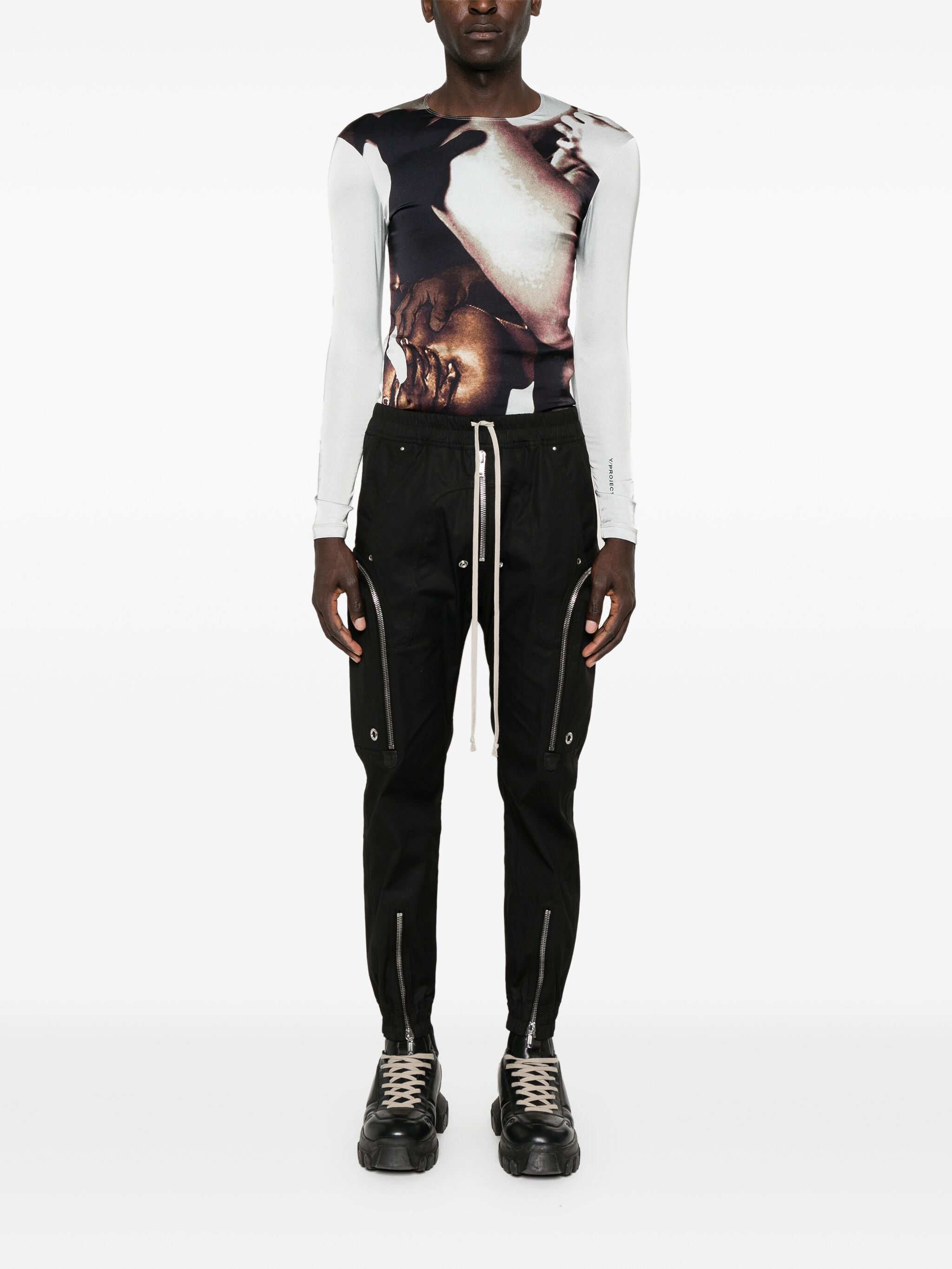 Rick Owens Trousers Black RU01E5377TE09 (Rick Owens / パンツ ) | Rick Owens (リック オウエンス)(1)